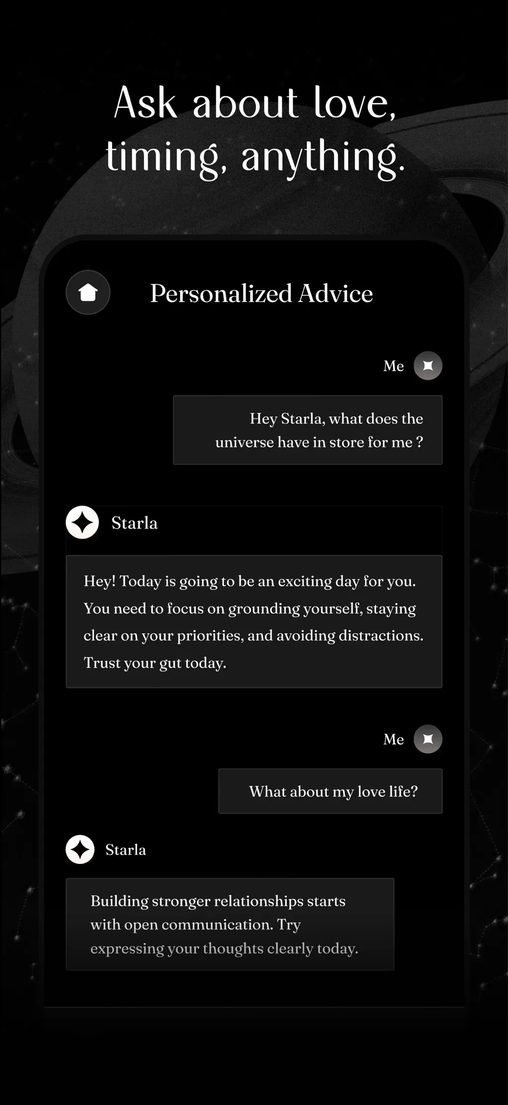 Starla - Call the Universe App Store screenshot 5