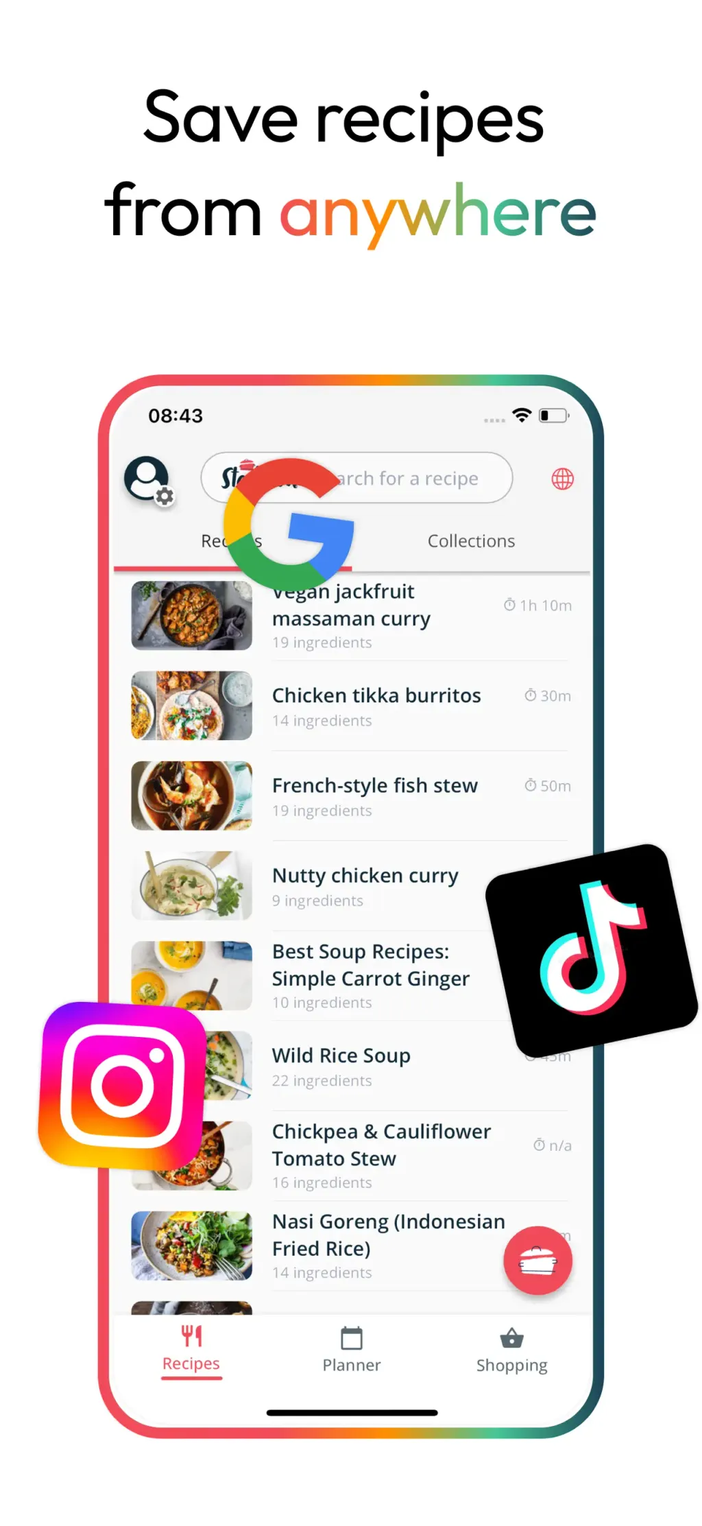 Stashcook: Recipe Keeper App Store screenshot 1