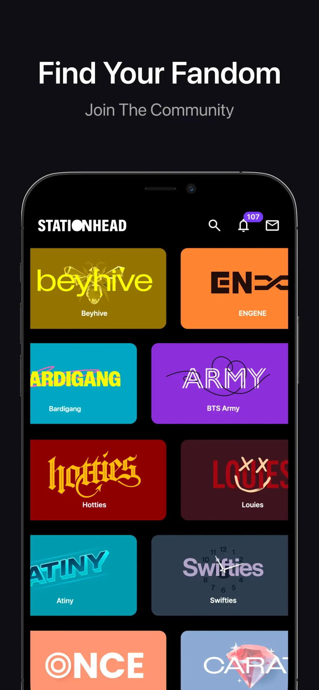 Stationhead App Store screenshot 1