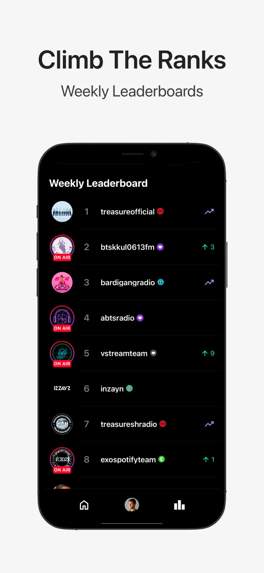 Stationhead App Store screenshot 5