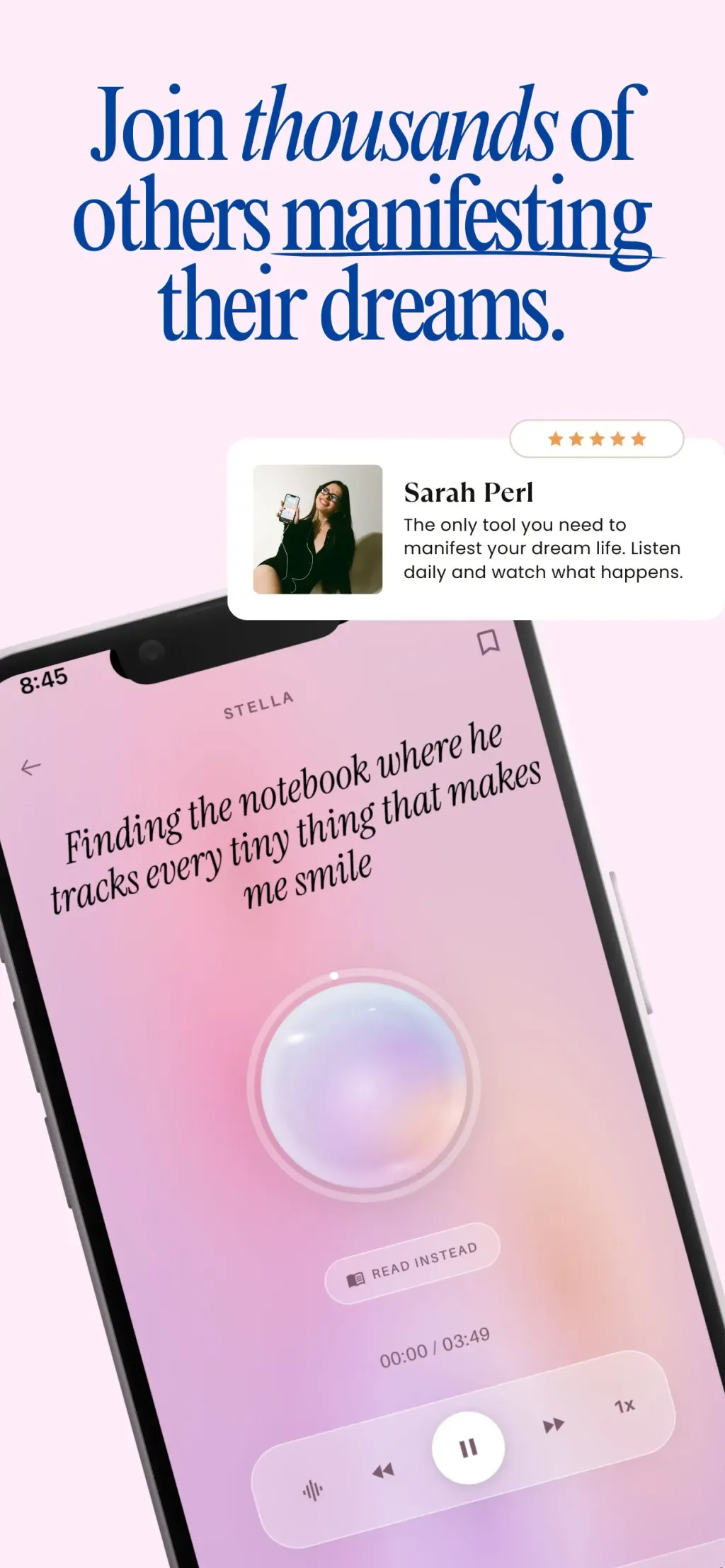 Stella - Manifest Anything App Store screenshot 5