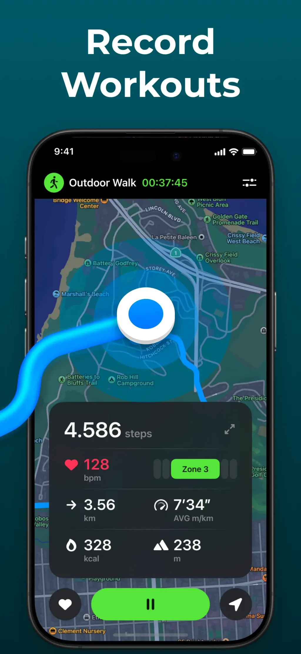 StepsApp Pedometer screenshot 1
