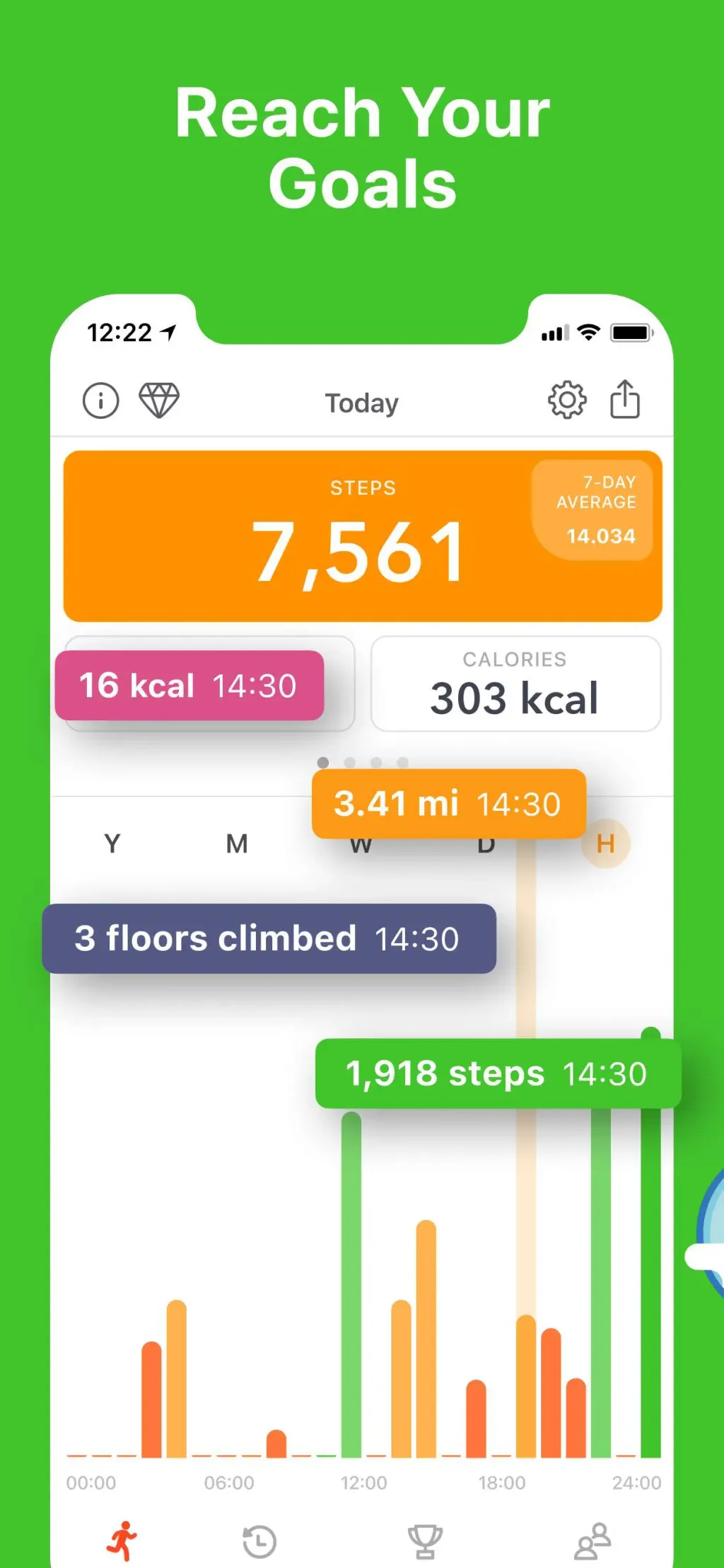 Stepz - Step Counter & Tracker App Store screenshot 3