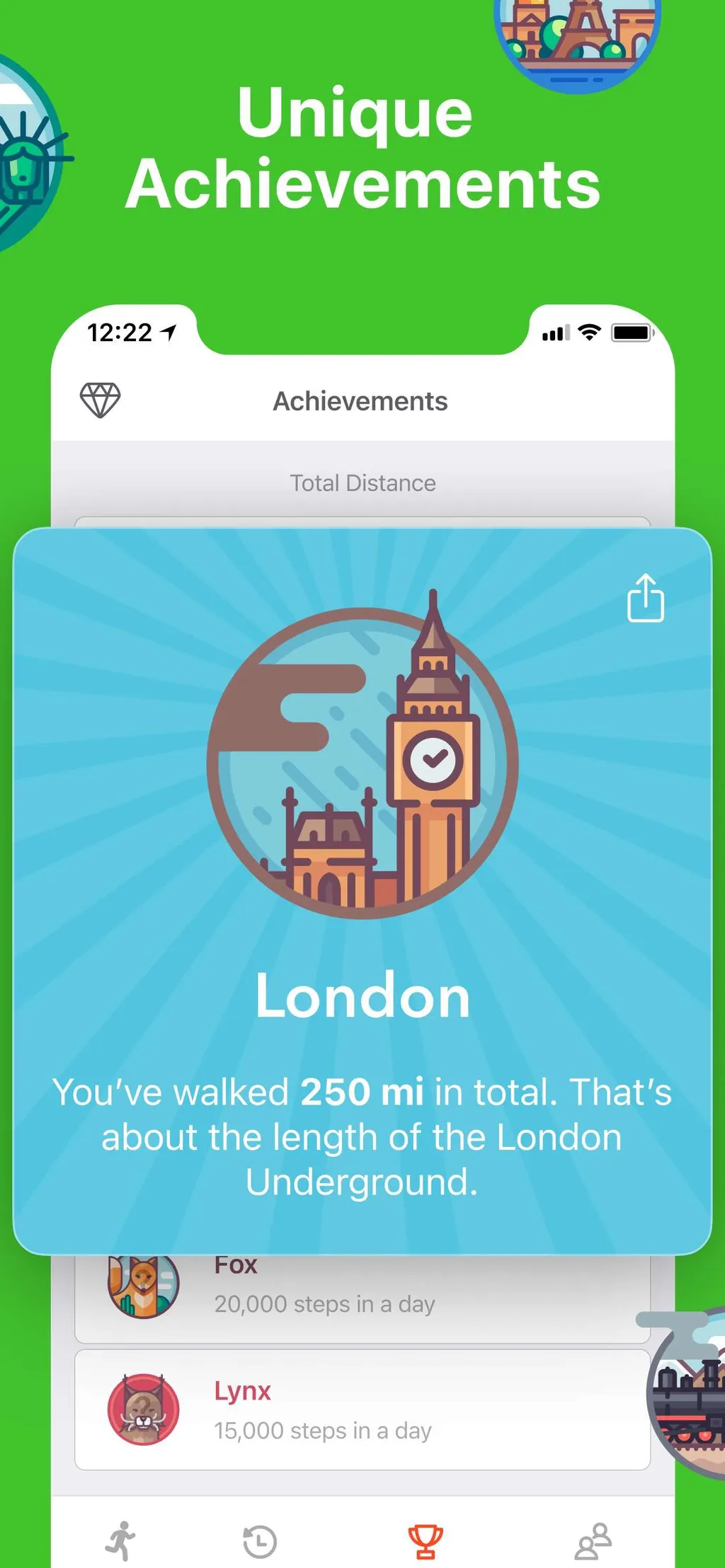 Stepz - Step Counter & Tracker App Store screenshot 5
