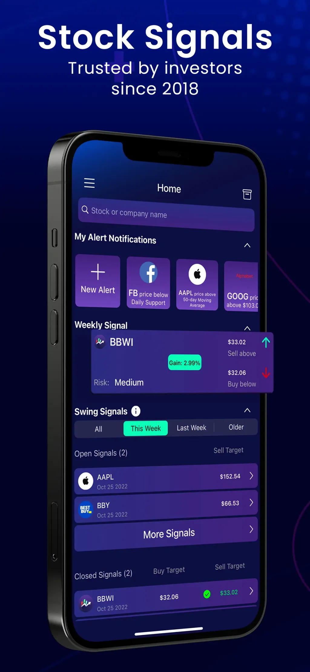 Stocks Alerter App Store screenshot 6