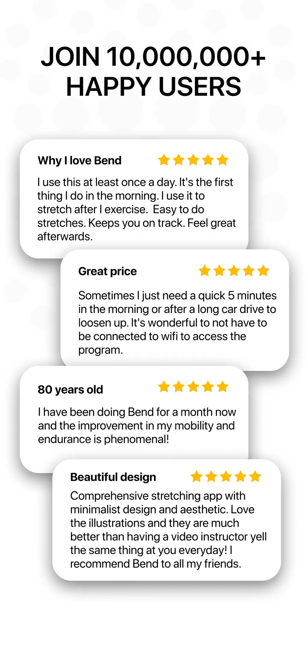Bend: Stretching & Flexibility App Store screenshot 10