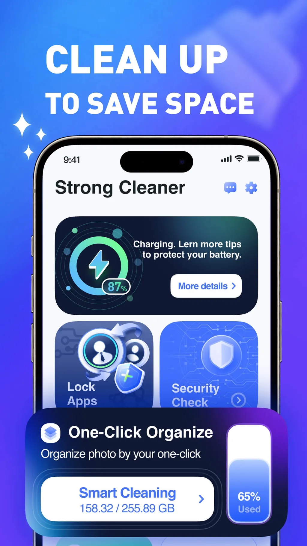 Strong Cleaner: Free up space screenshot 1