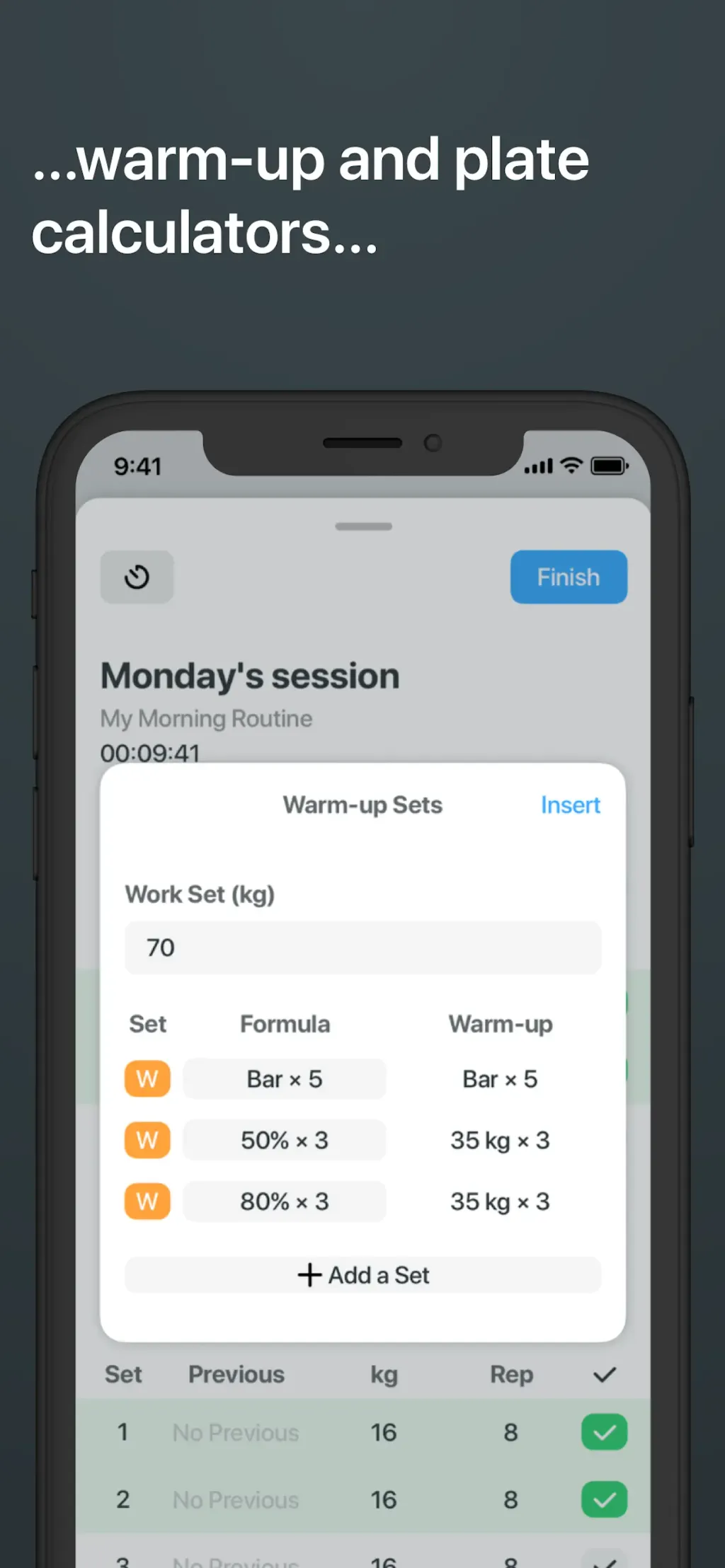 Strong Workout Tracker Gym Log App Store screenshot 3