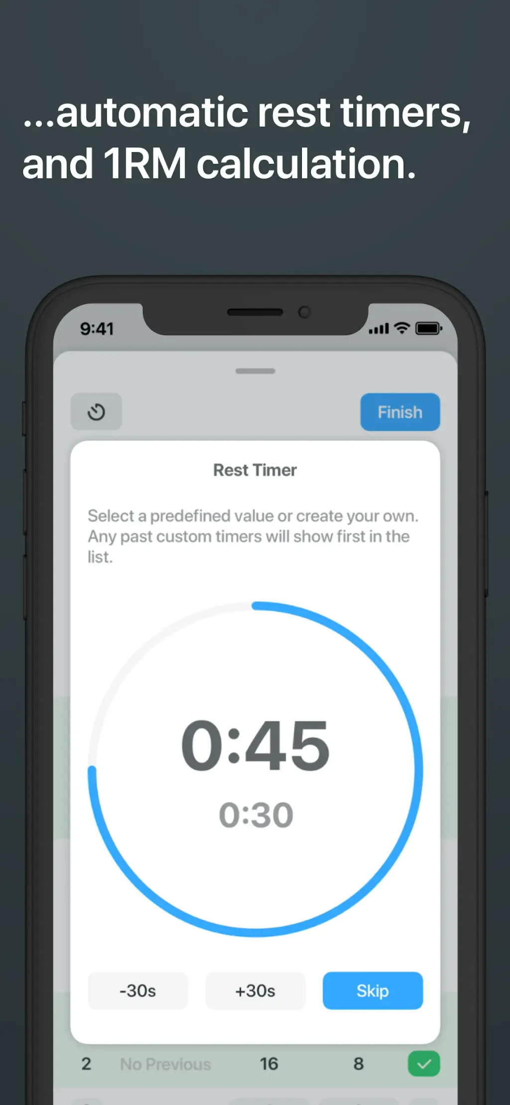 Strong Workout Tracker Gym Log App Store screenshot 4