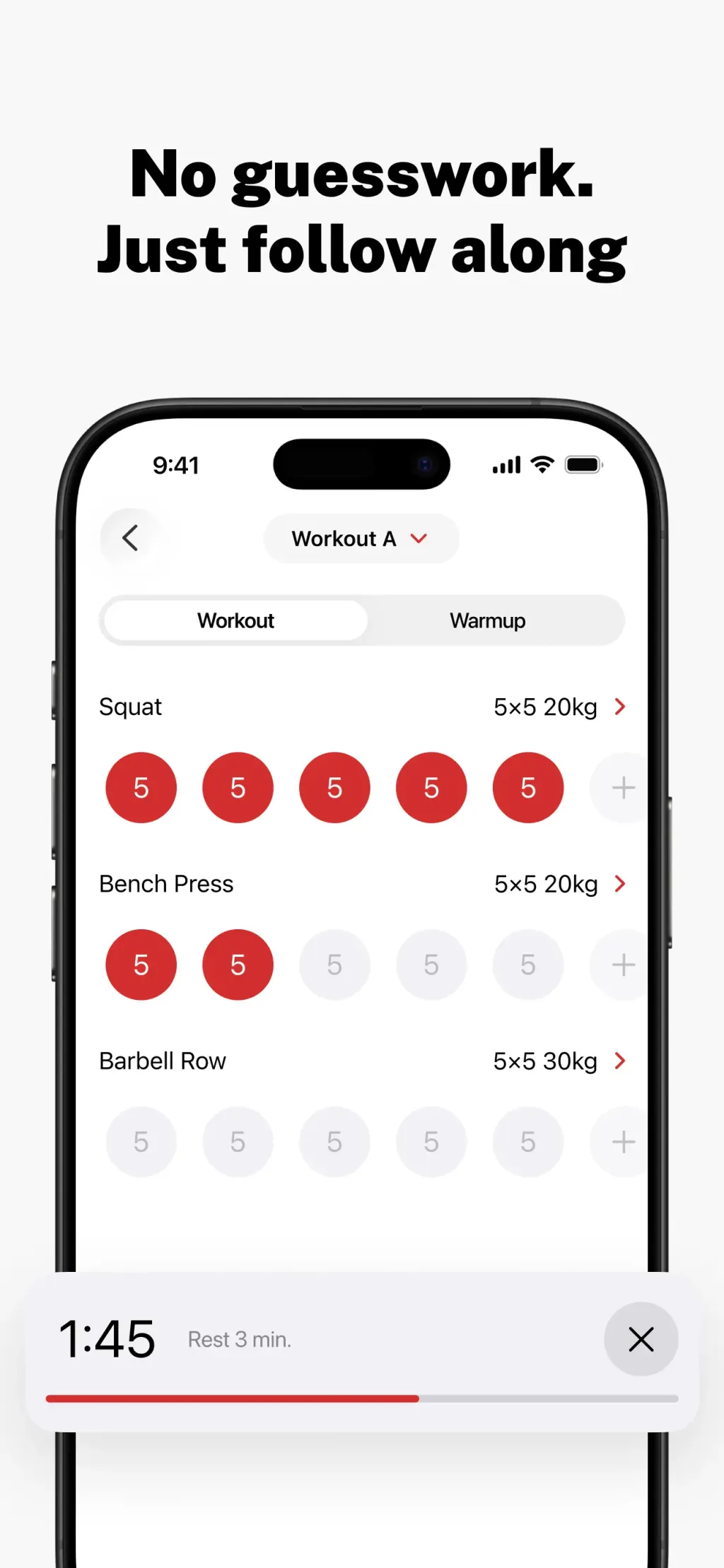 Stronglifts 5×5 Workout screenshot 3
