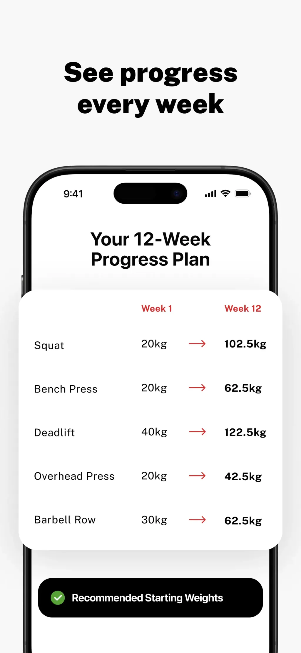 Stronglifts 5×5 Workout screenshot 5