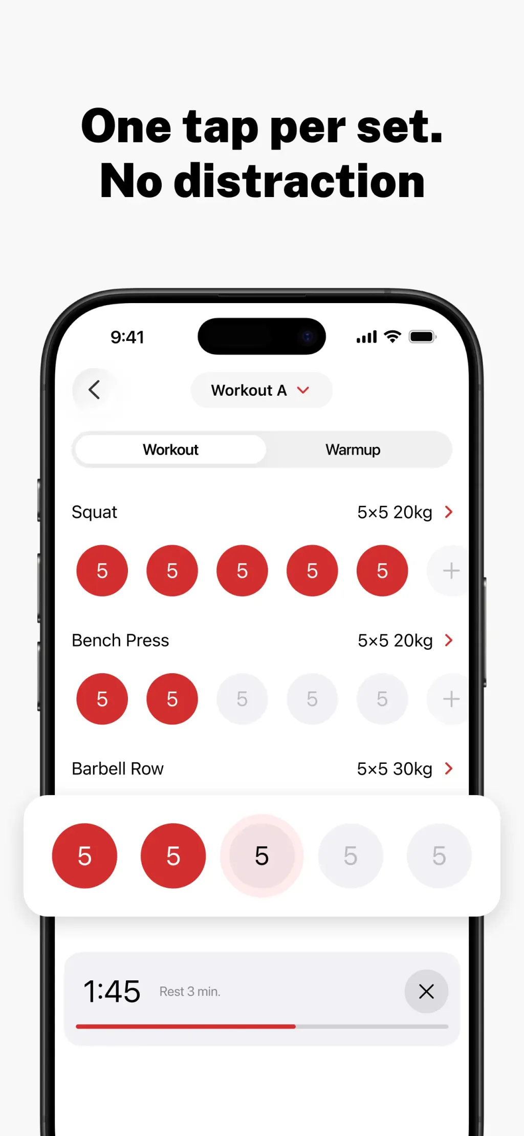 Stronglifts 5×5 Workout screenshot 1