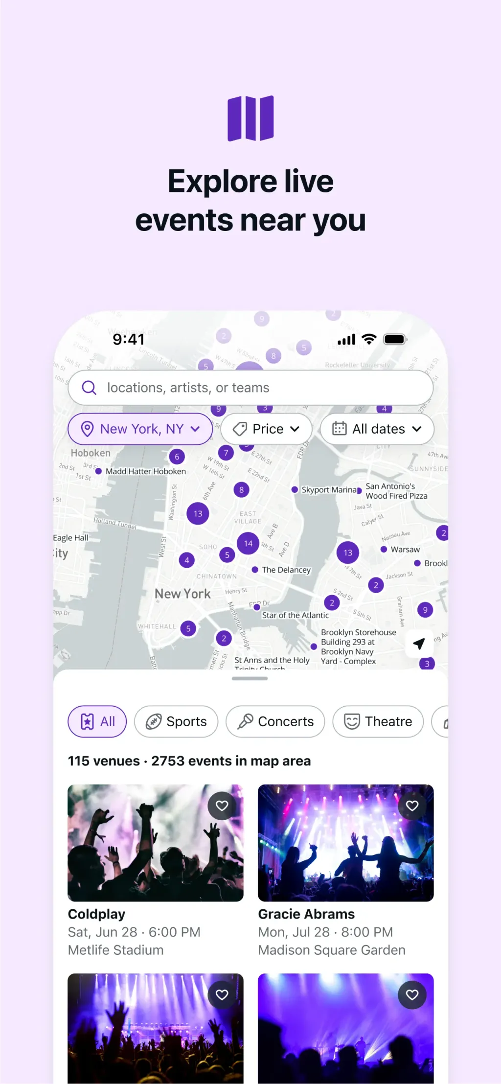 StubHub: Event Tickets screenshot 1