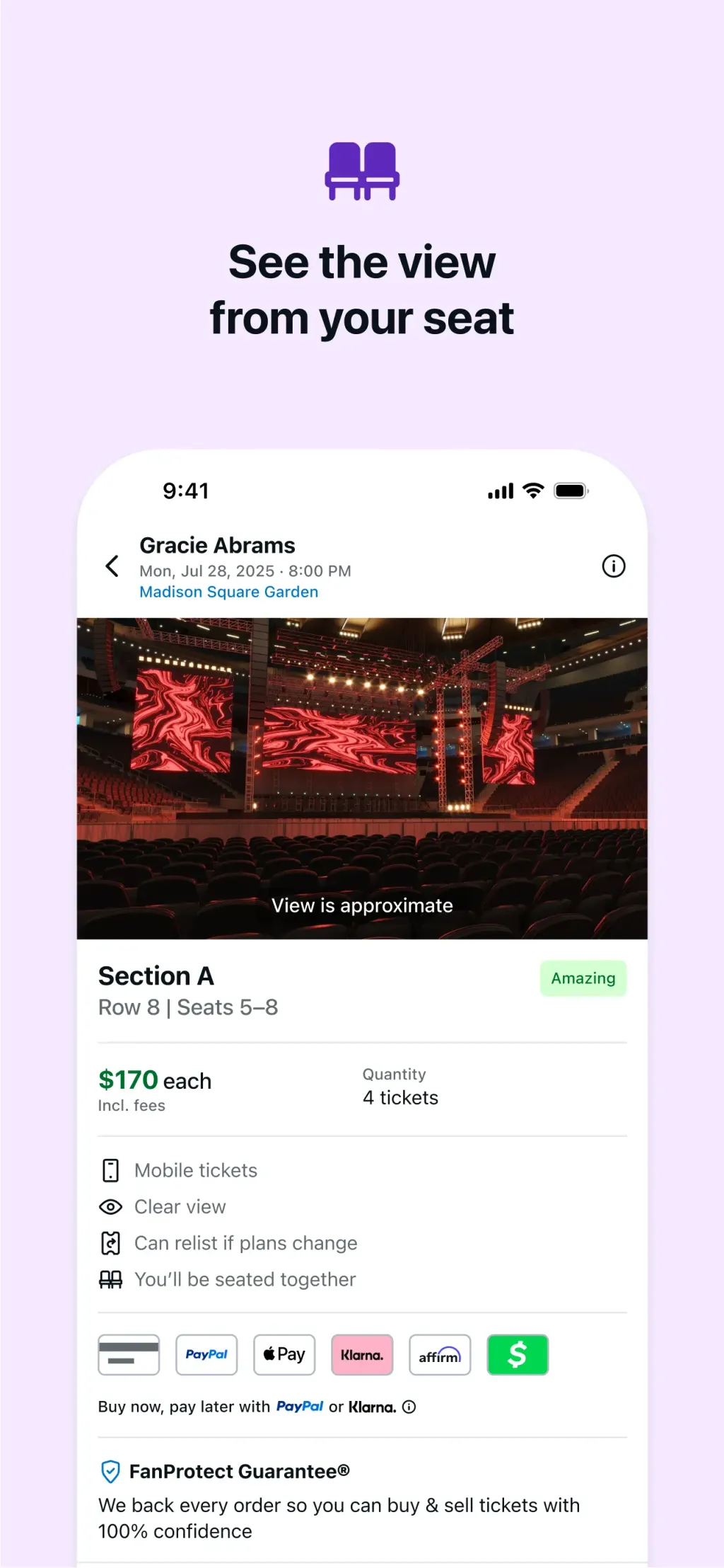StubHub: Event Tickets screenshot 4