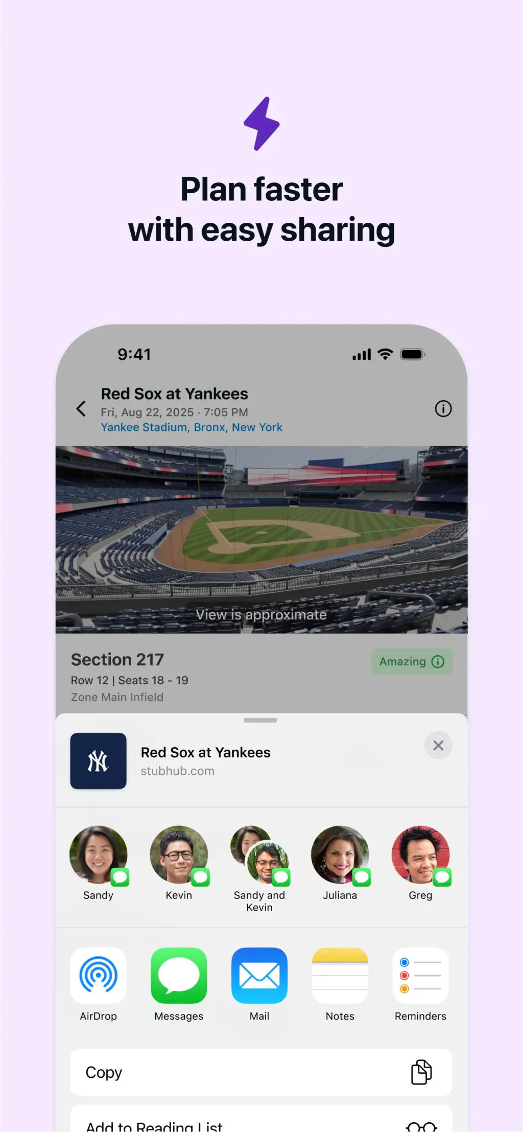 StubHub: Event Tickets App Store screenshot 6