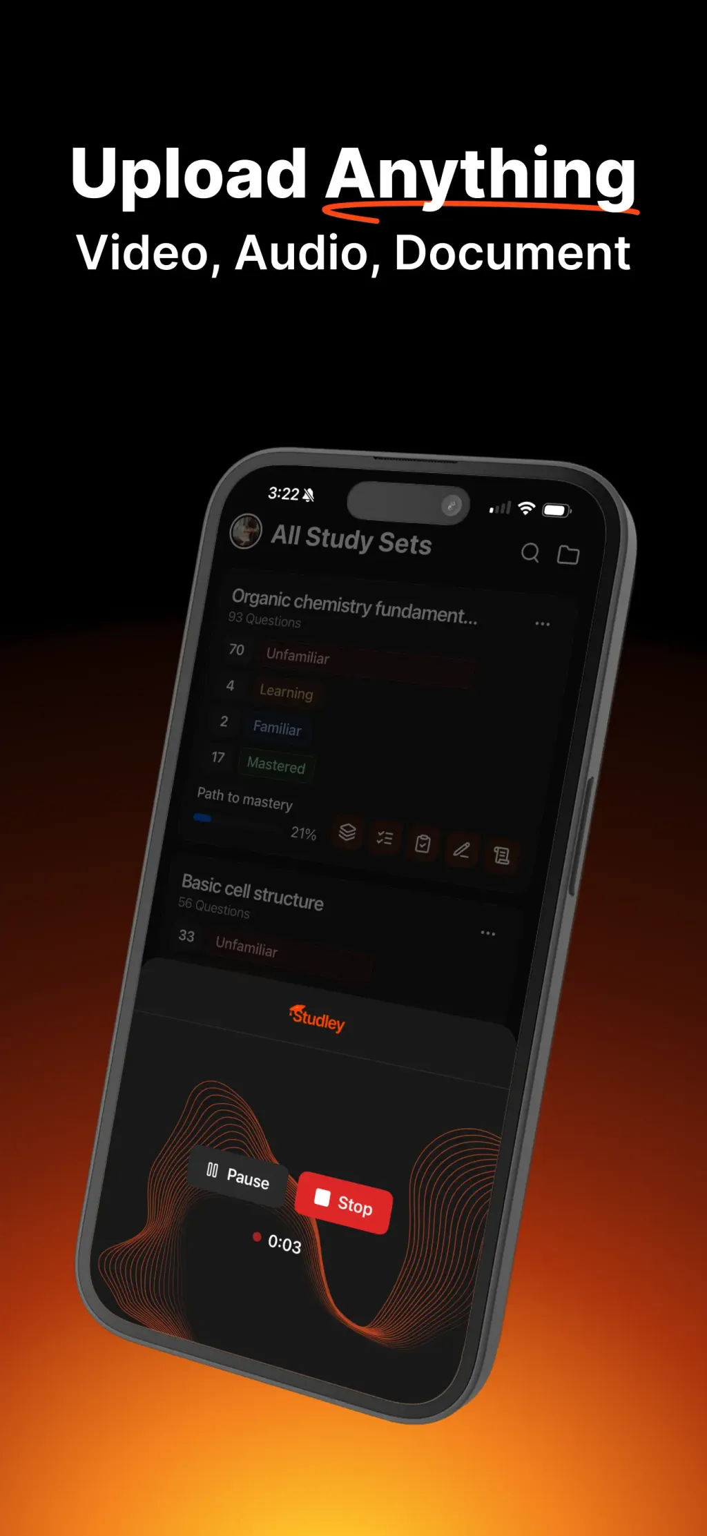 Studley AI: Notes & Flashcards App Store screenshot 2
