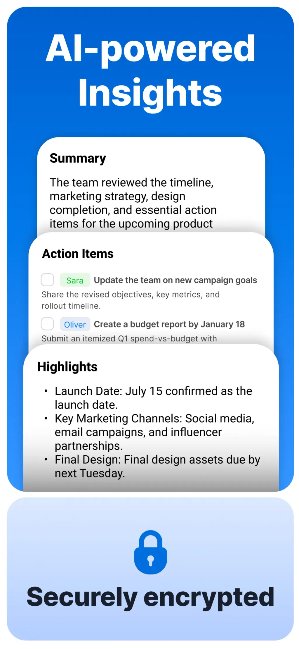 Summary - AI Note Taker screenshot 2