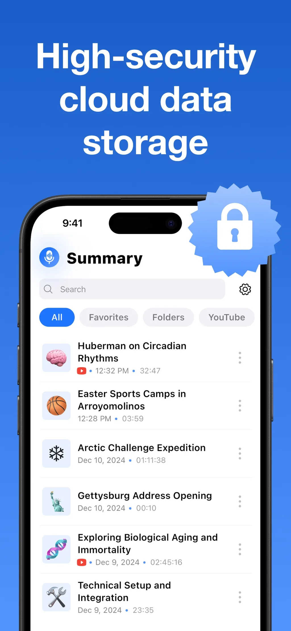Summary - AI Note Taker App Store screenshot 8