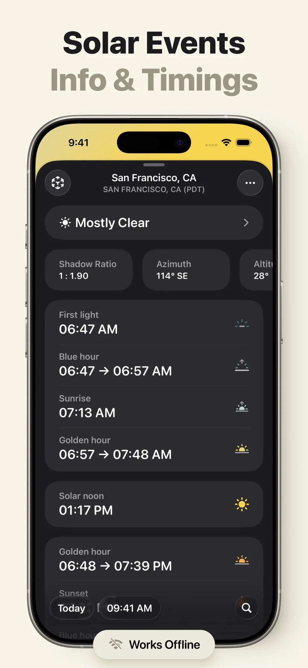 Sunlitt: Sun tracker & seeker App Store screenshot 4