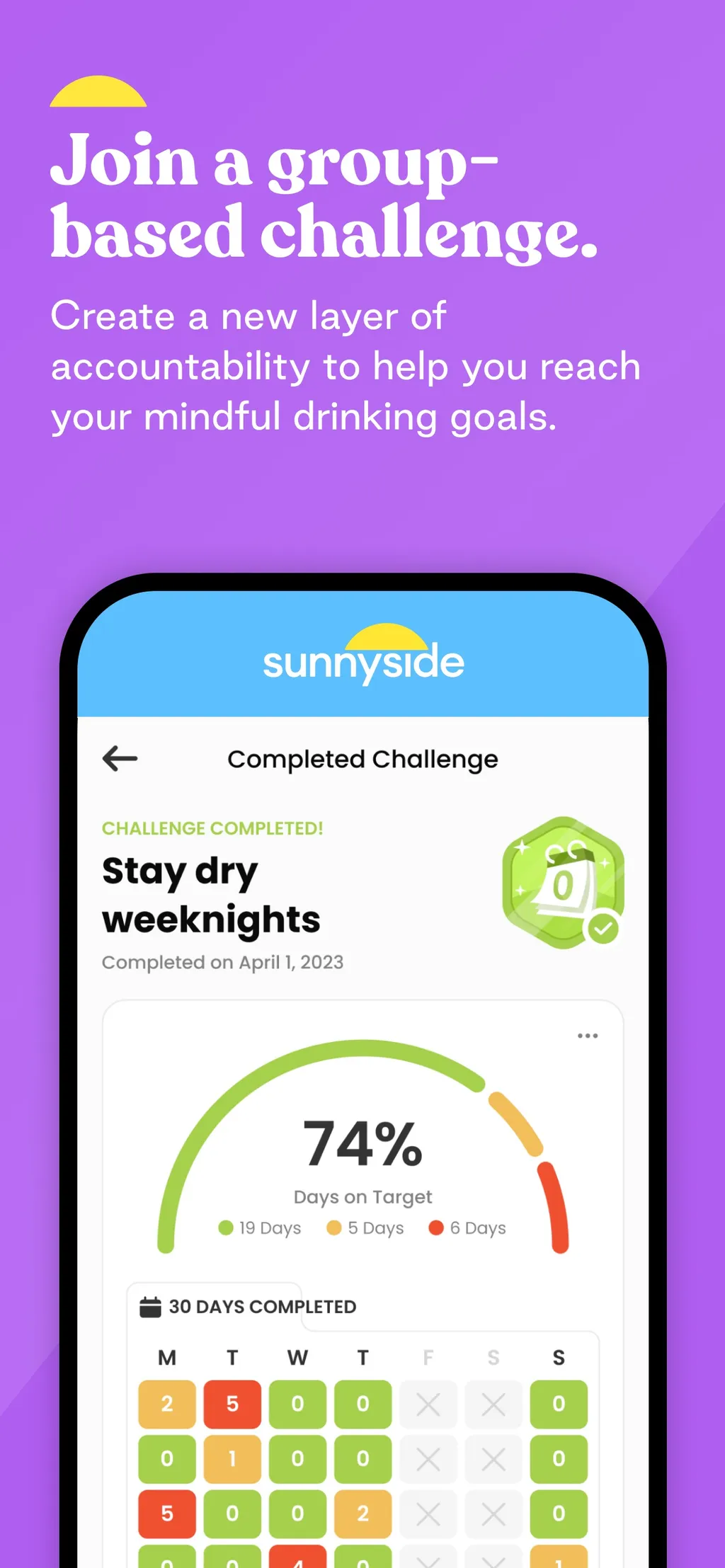 Sunnyside: Drink Less Alcohol App Store screenshot 7