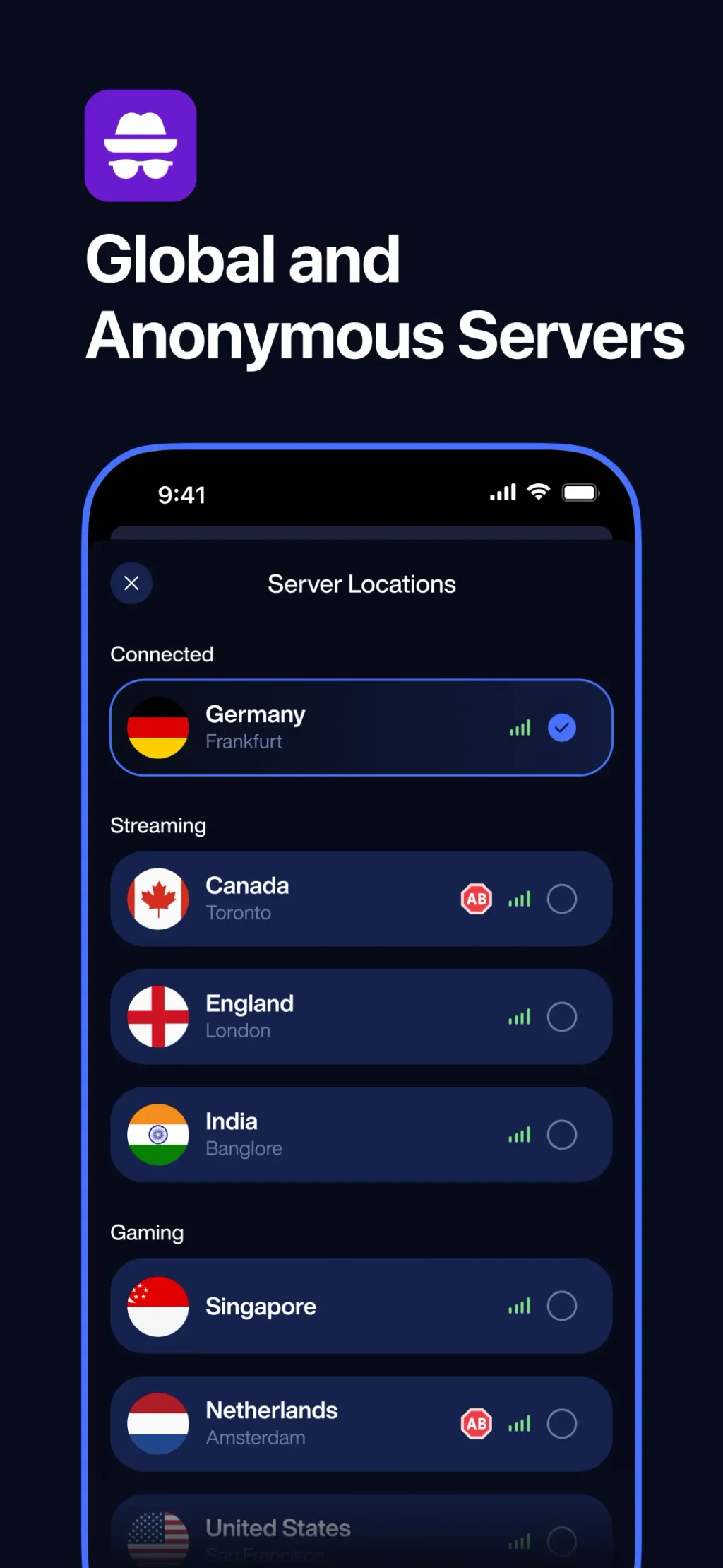 Hide VPN Fast Proxy Master screenshot 1
