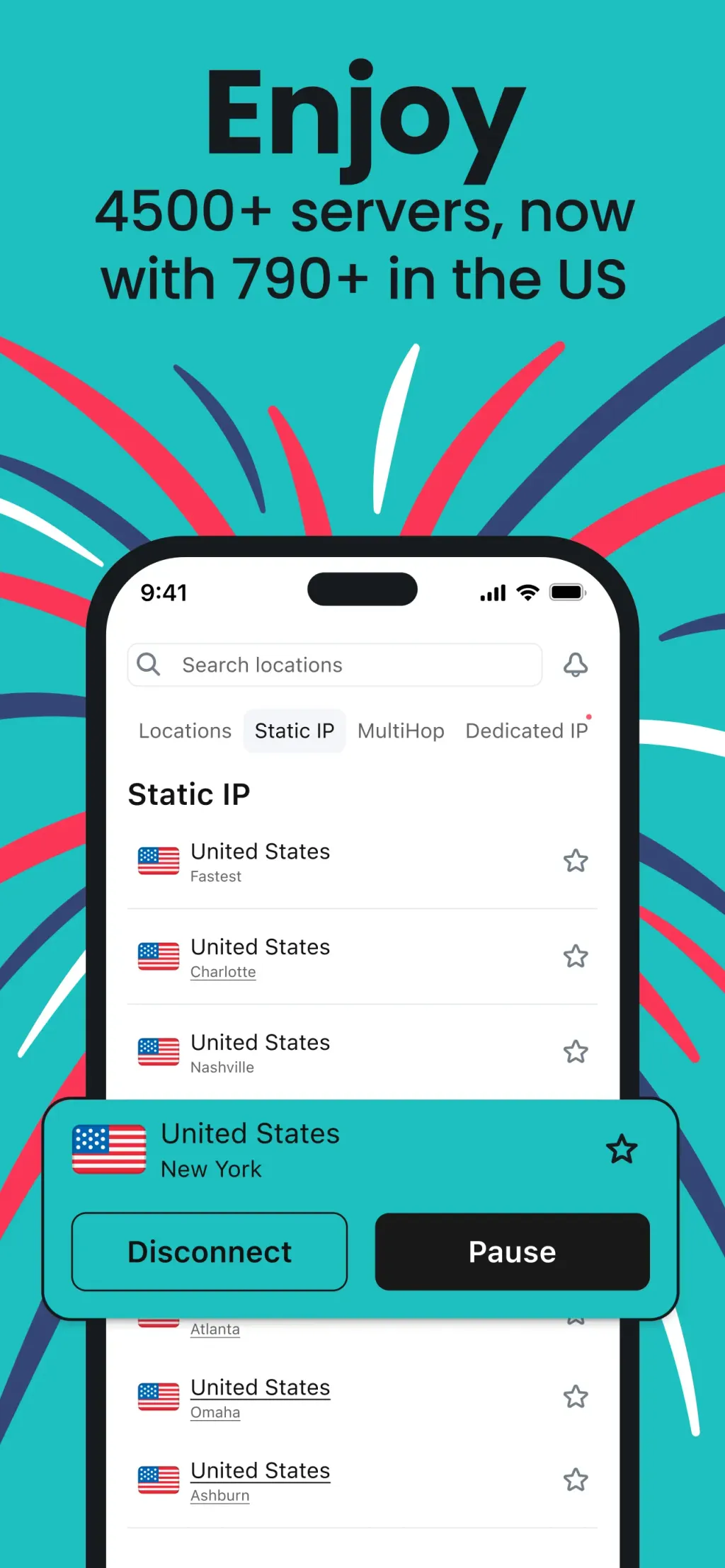 Surfshark VPN: Fast VPN App App Store screenshot 3