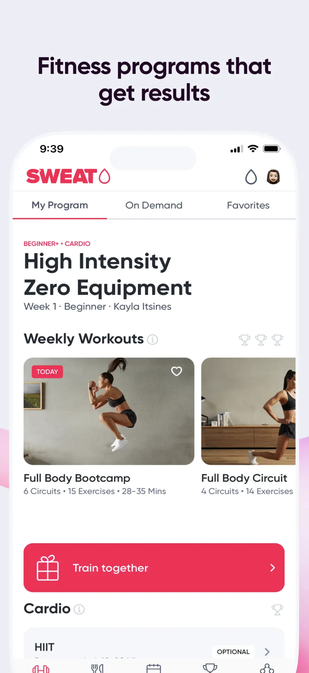 Sweat: Fitness App For Women App Store screenshot 2
