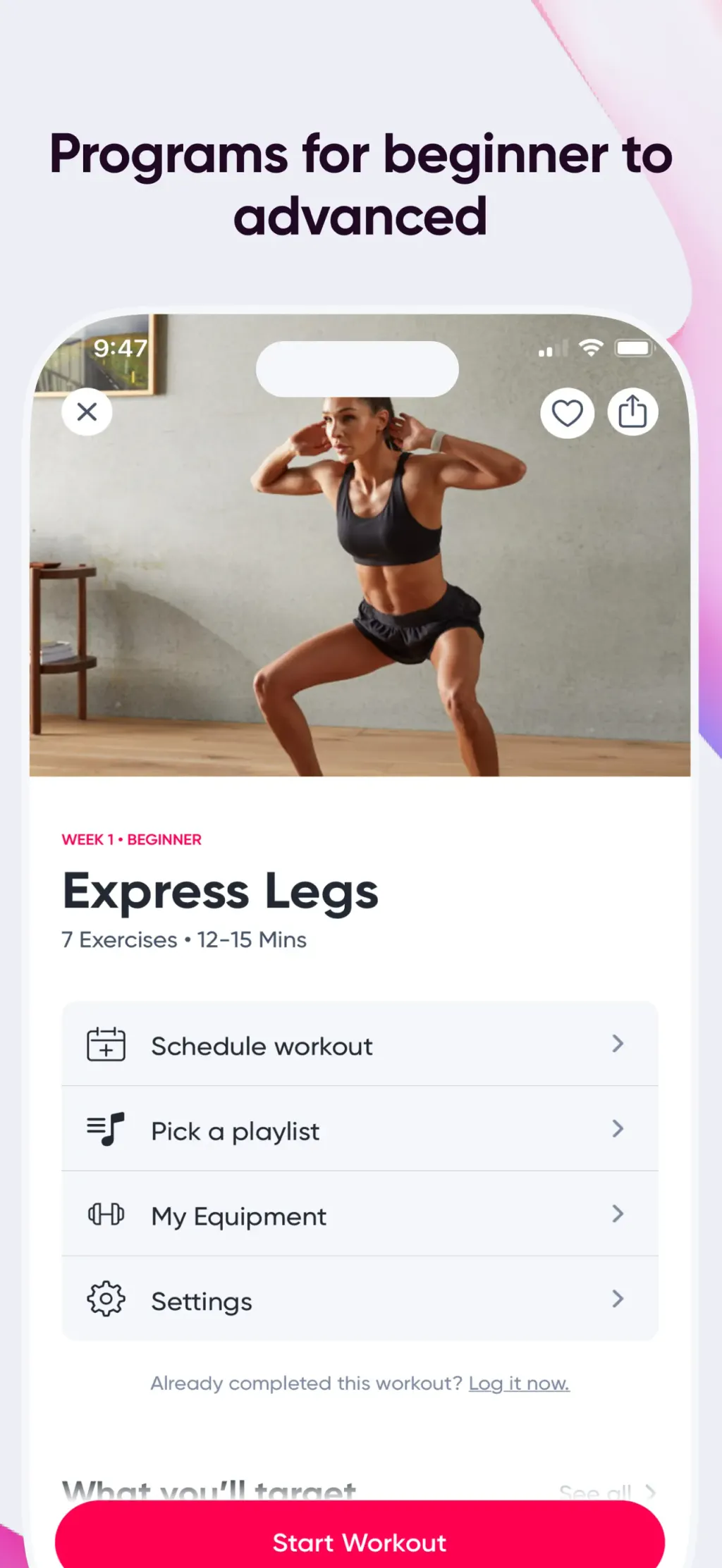 Sweat: Fitness App For Women screenshot 2