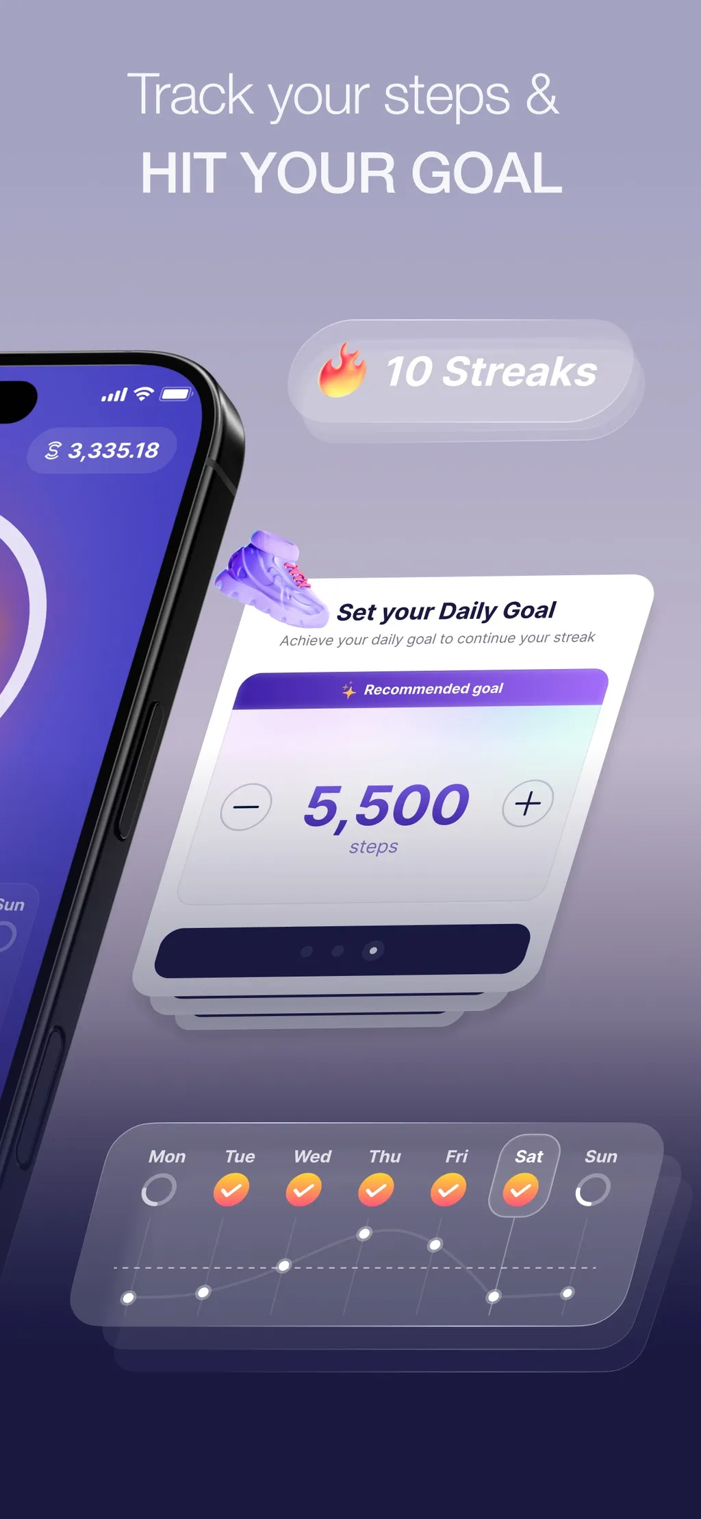 Sweatcoin Walking Step Counter App Store screenshot 2