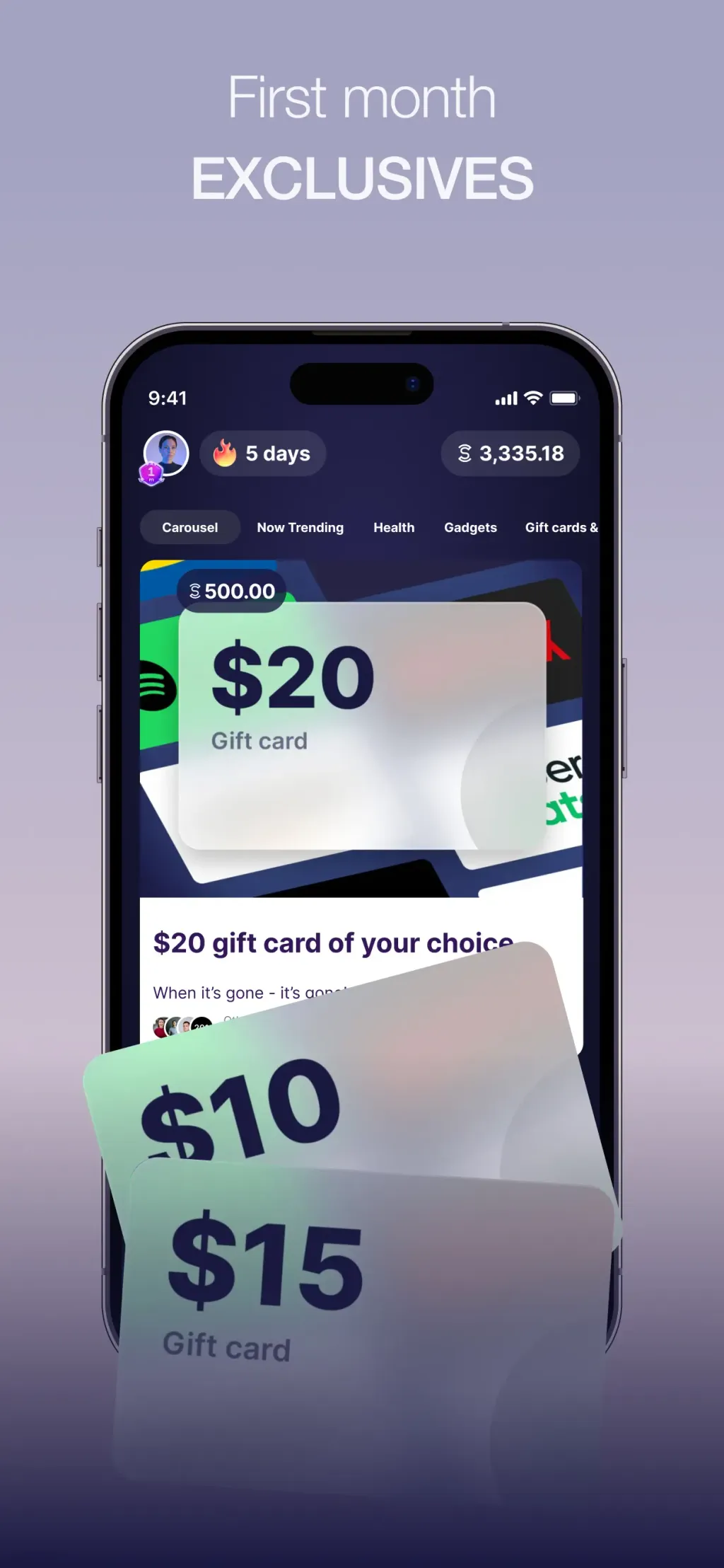 Sweatcoin Walking Step Counter App Store screenshot 4