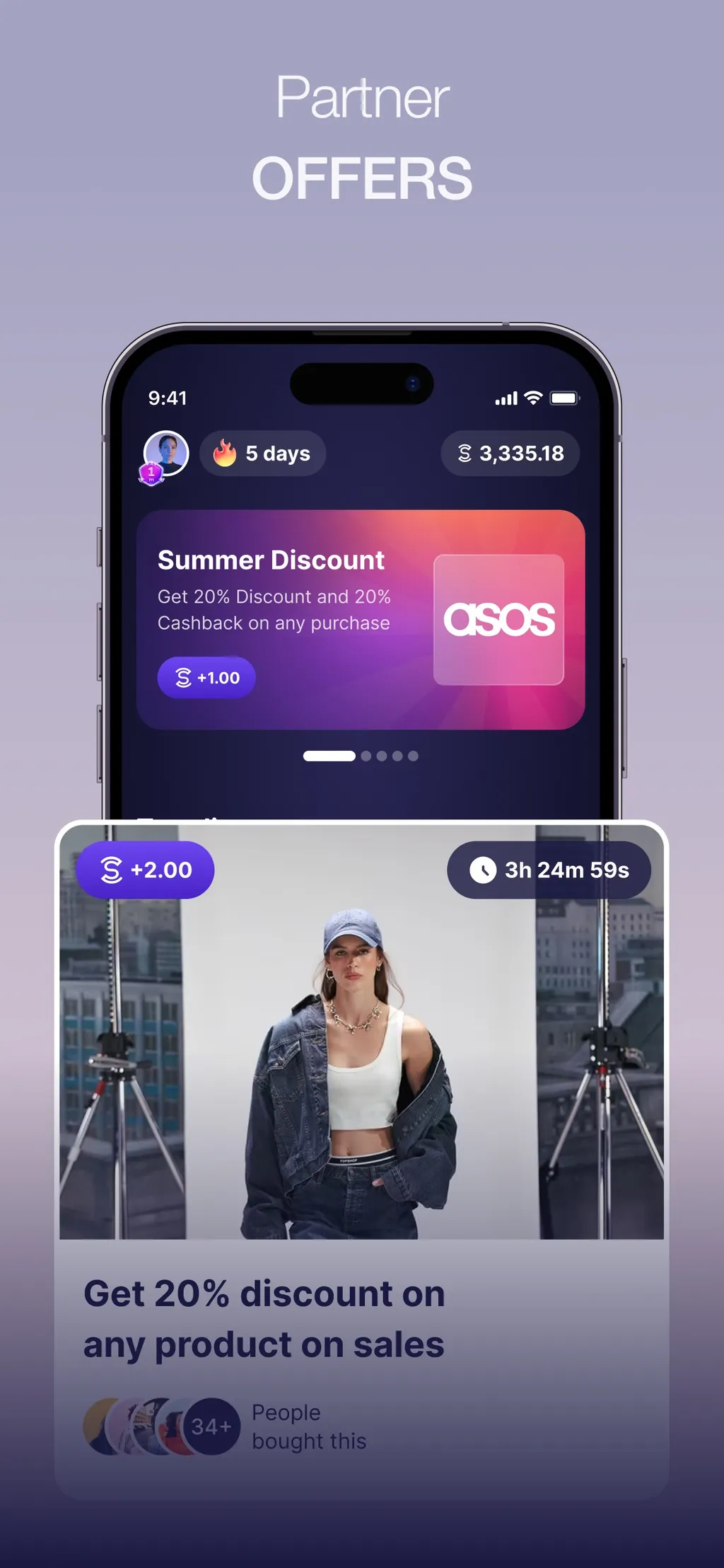 Sweatcoin Walking Step Counter App Store screenshot 5