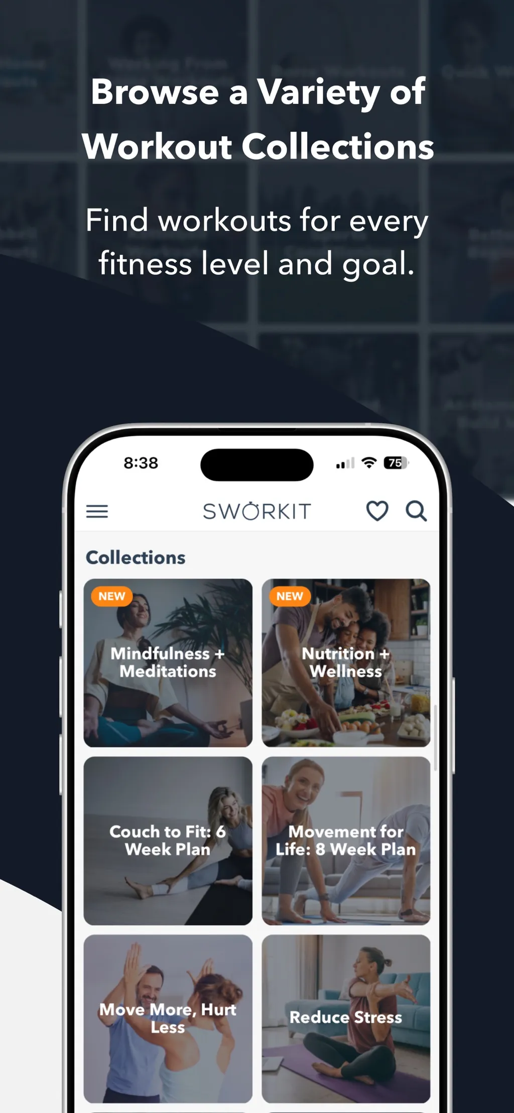 Sworkit Fitness & Wellness App screenshot 1