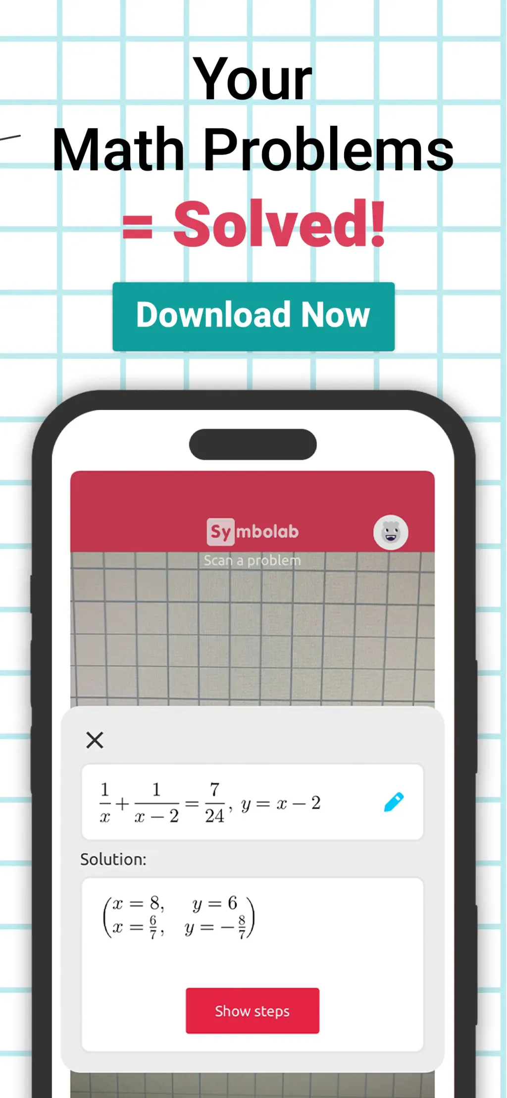 Symbolab - AI Math Solver App screenshot 1