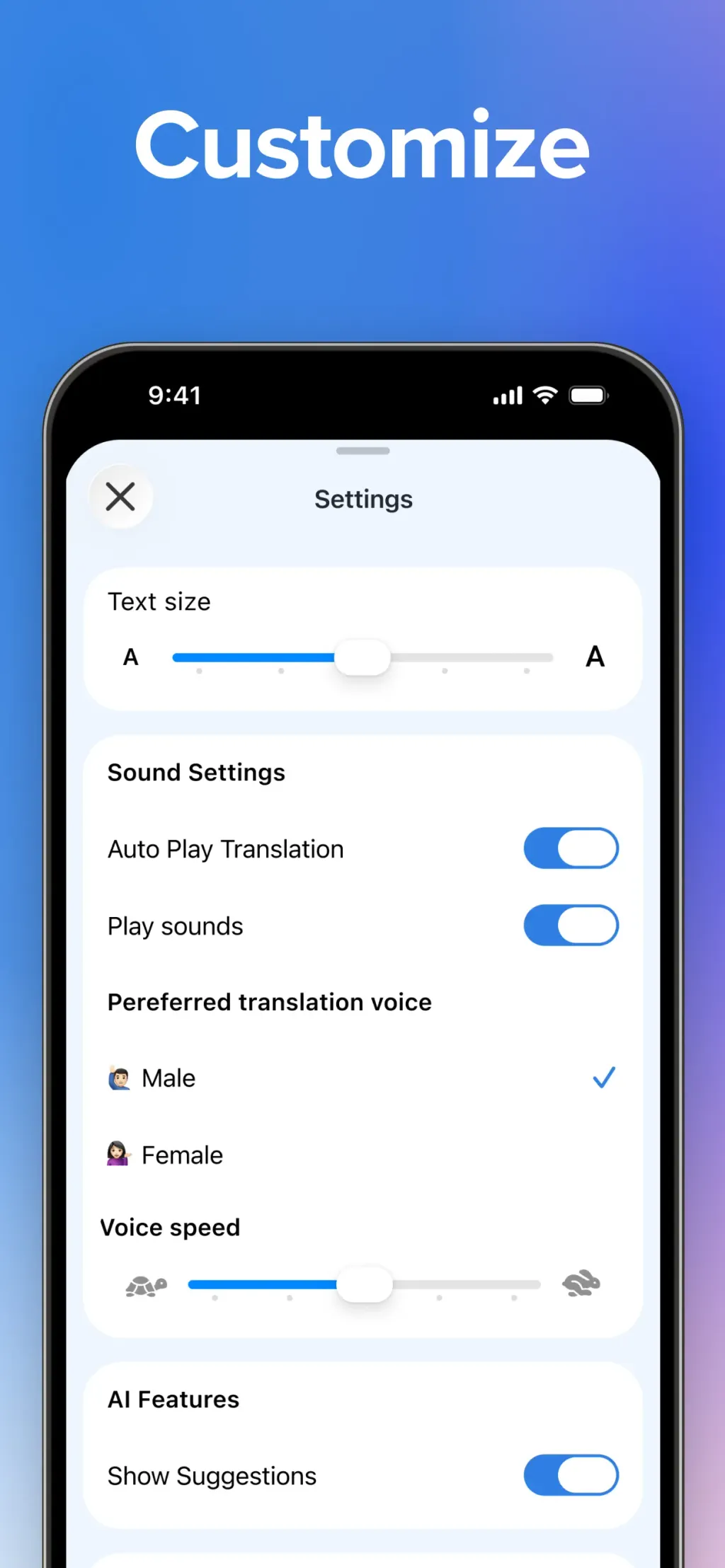 Talk & Translate AI Translator App Store screenshot 7