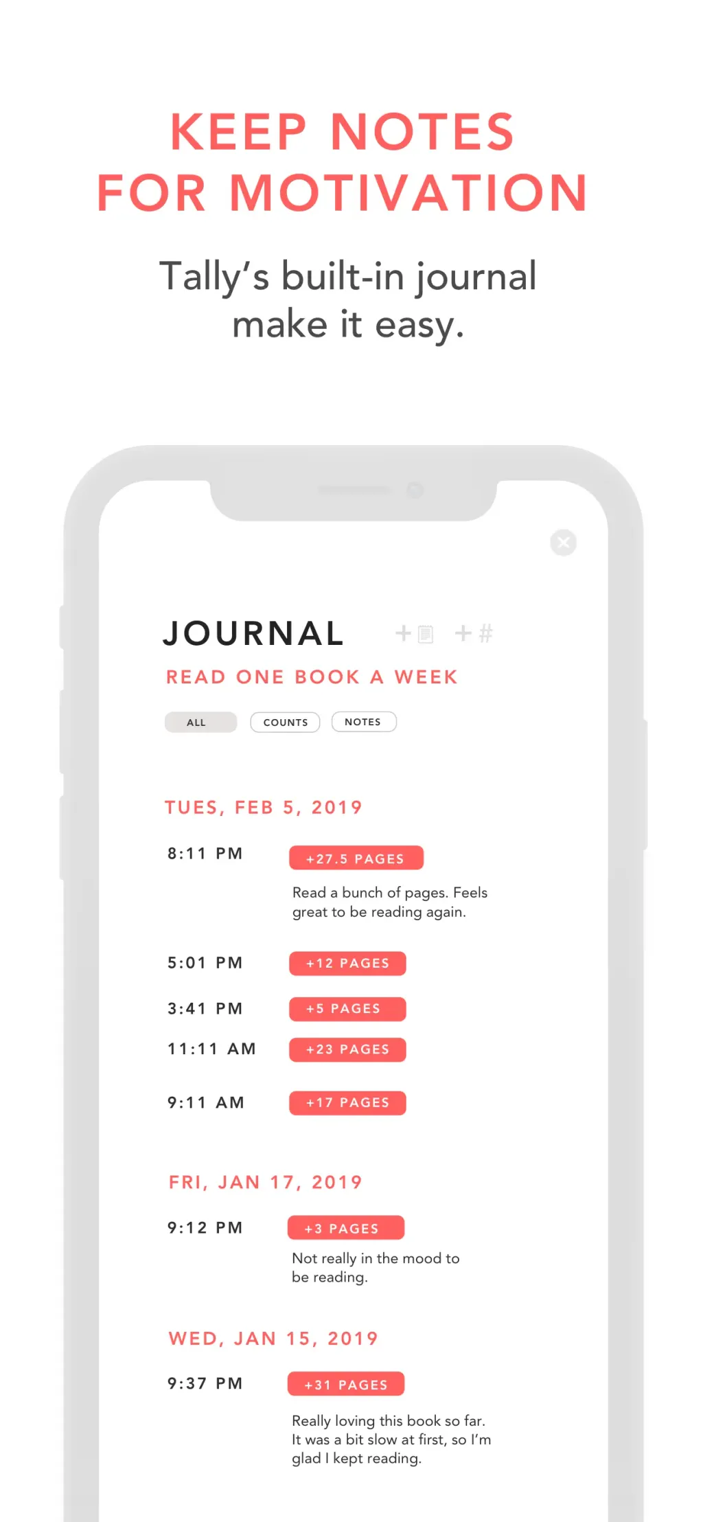 Tally: The Anything Tracker App Store screenshot 7