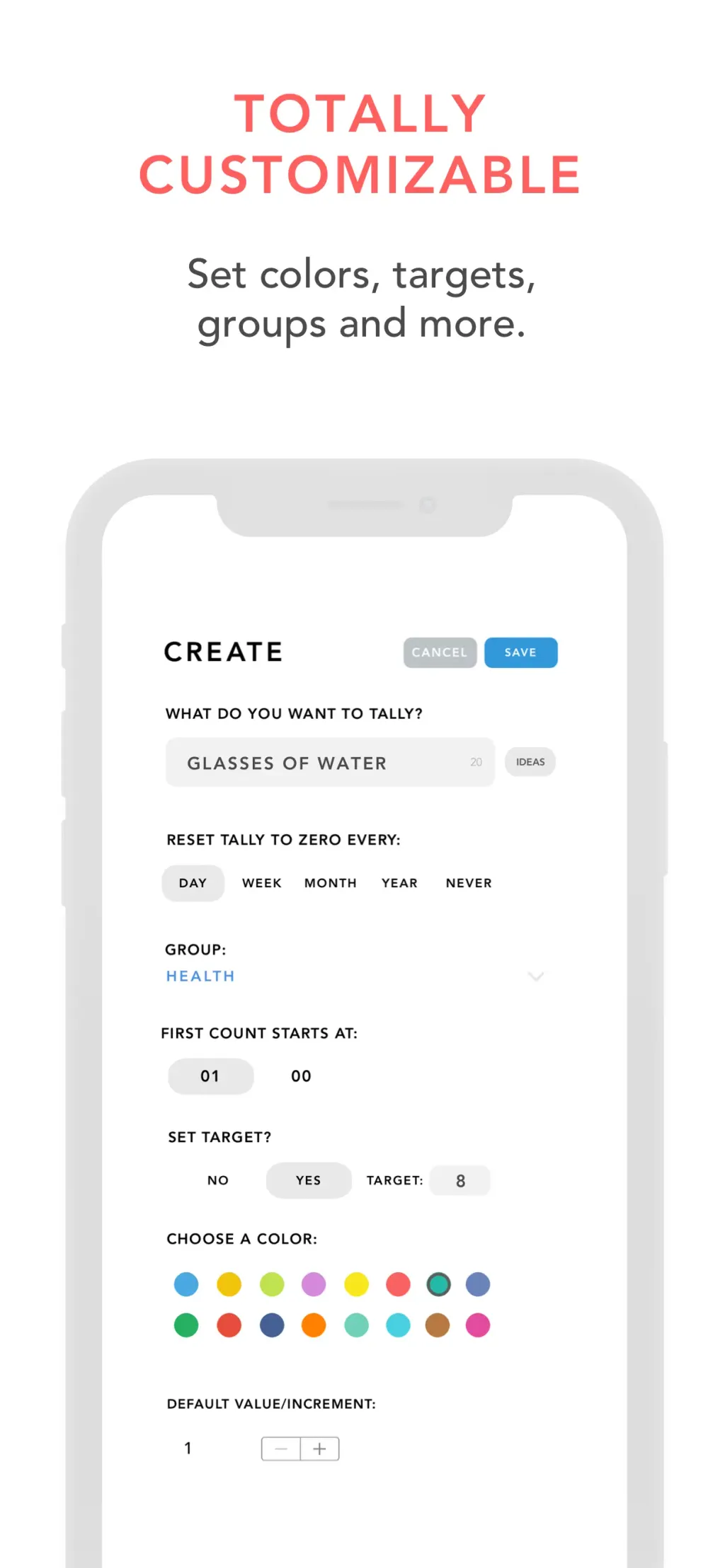 Tally: The Anything Tracker App Store screenshot 10