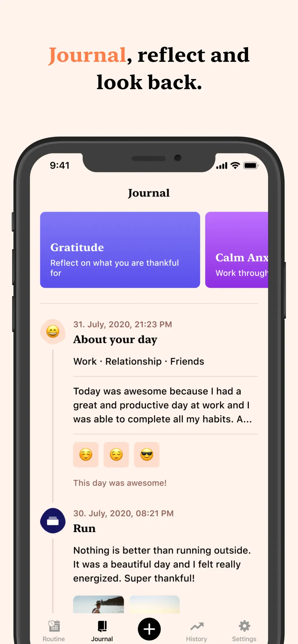 Tangerine: Self-care & Goals App Store screenshot 6