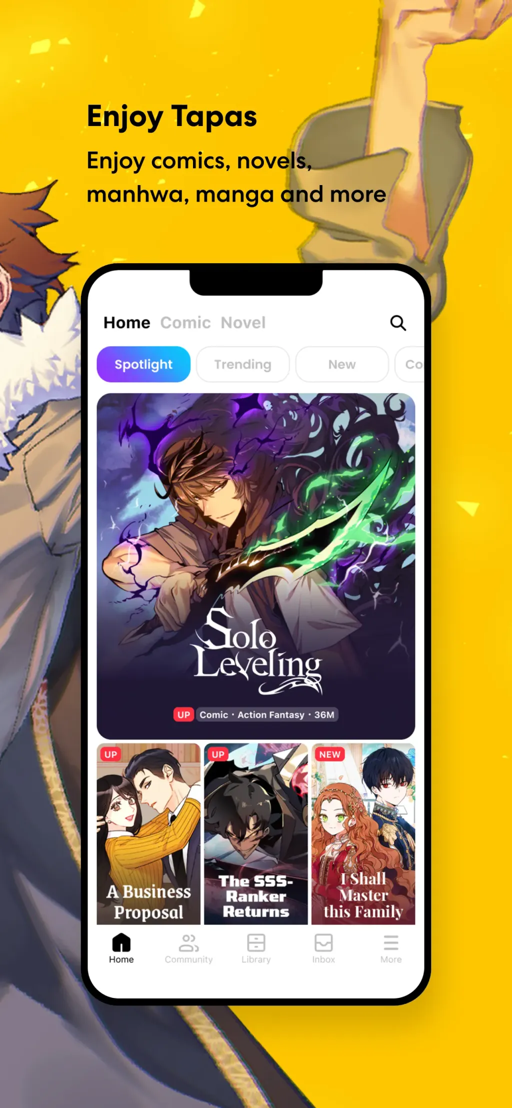 Tapas – Comics and Novels App Store screenshot 2