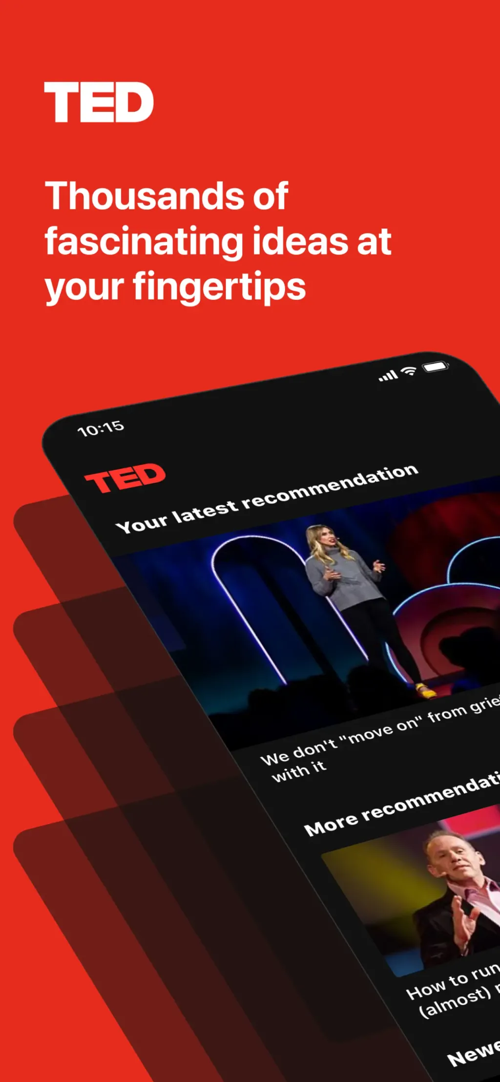 TED Talks: Watch and Learn App Store screenshot 1