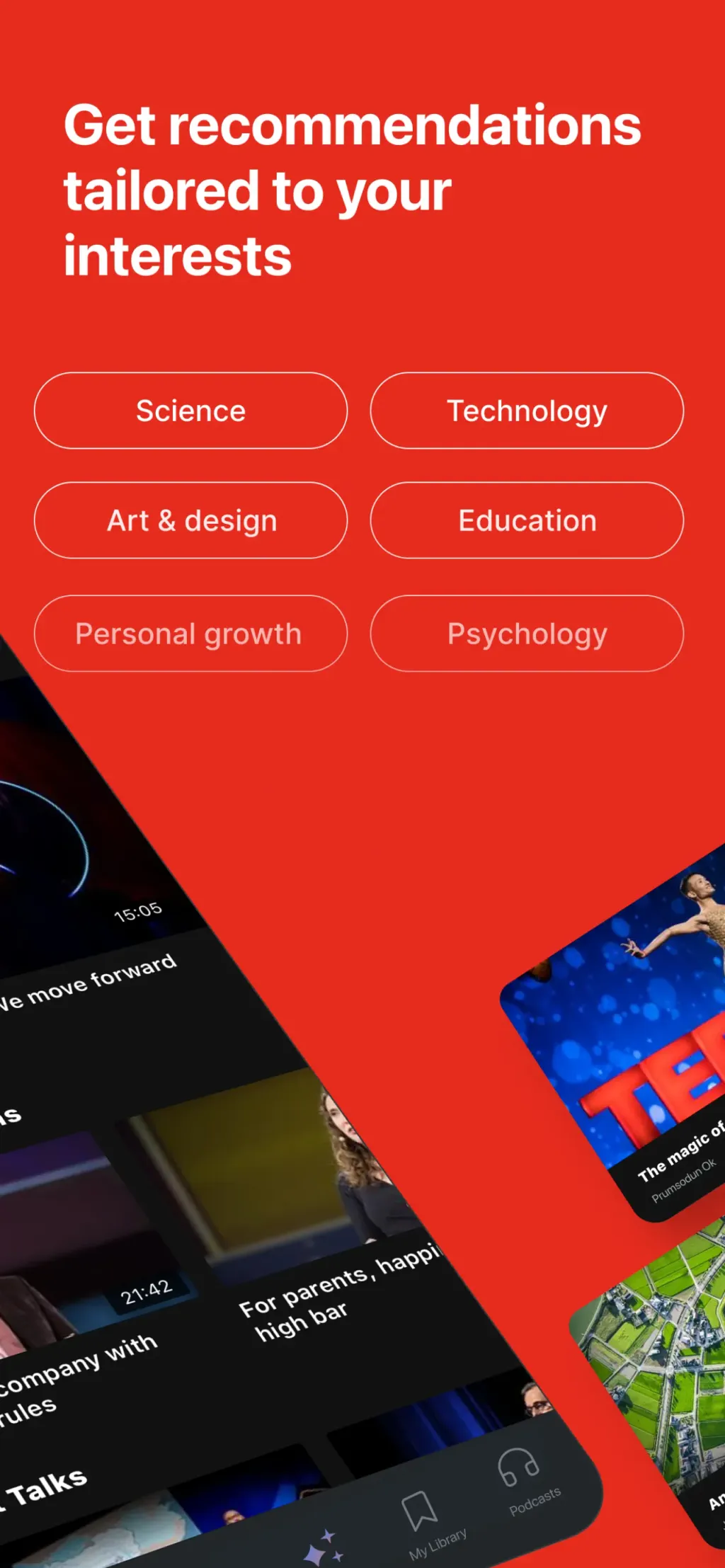 TED Talks: Watch and Learn screenshot 1