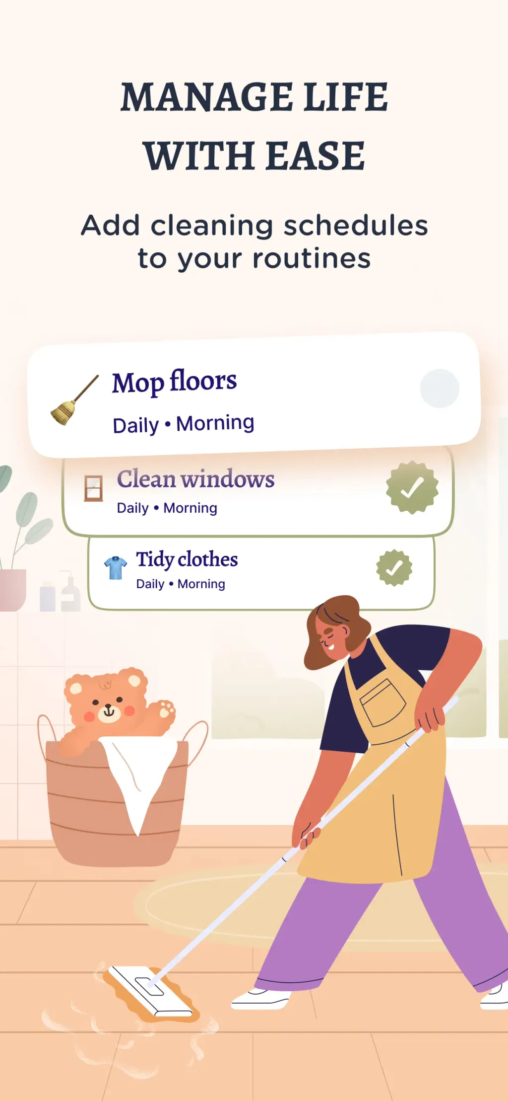 TeddyCare: Daily Routine Plan screenshot 1