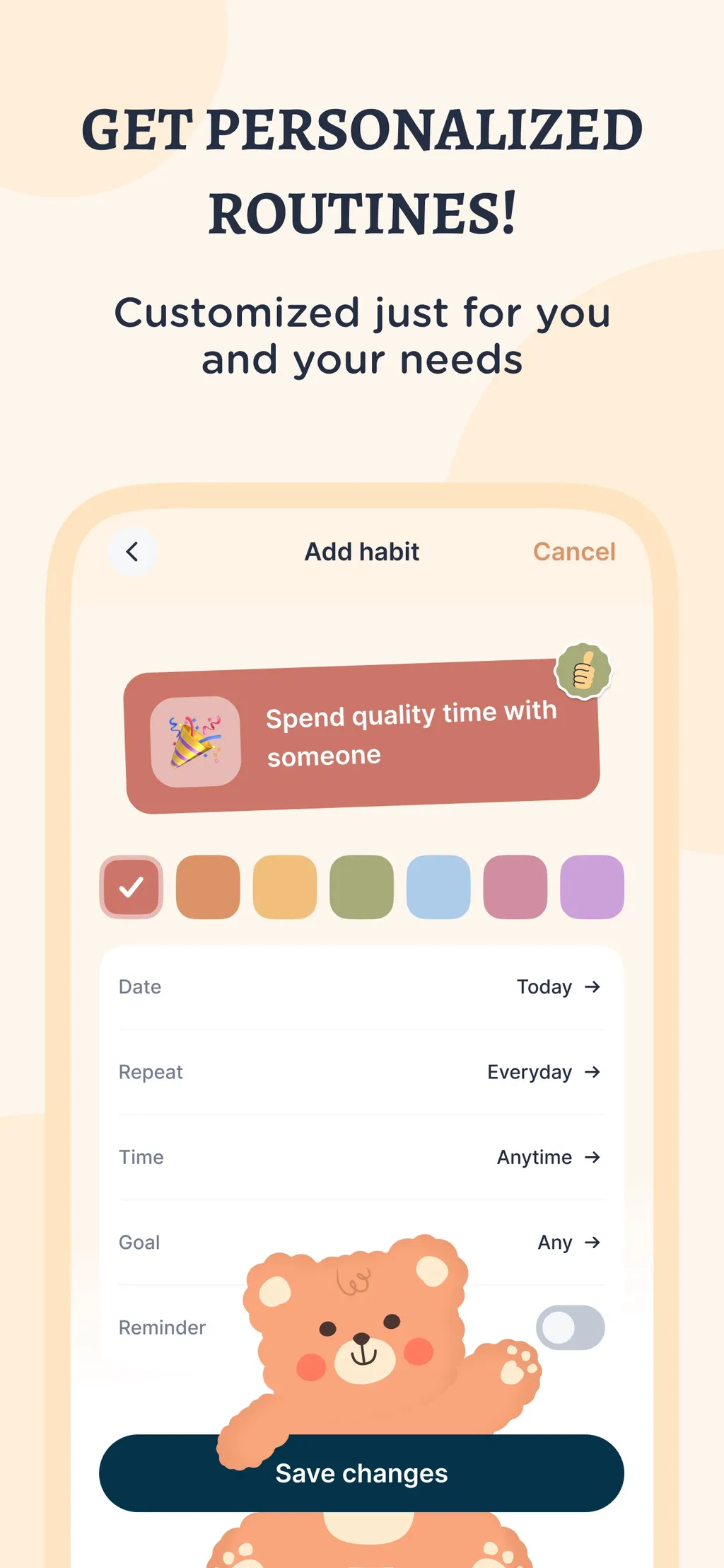 TeddyCare: Daily Routine Plan App Store screenshot 10