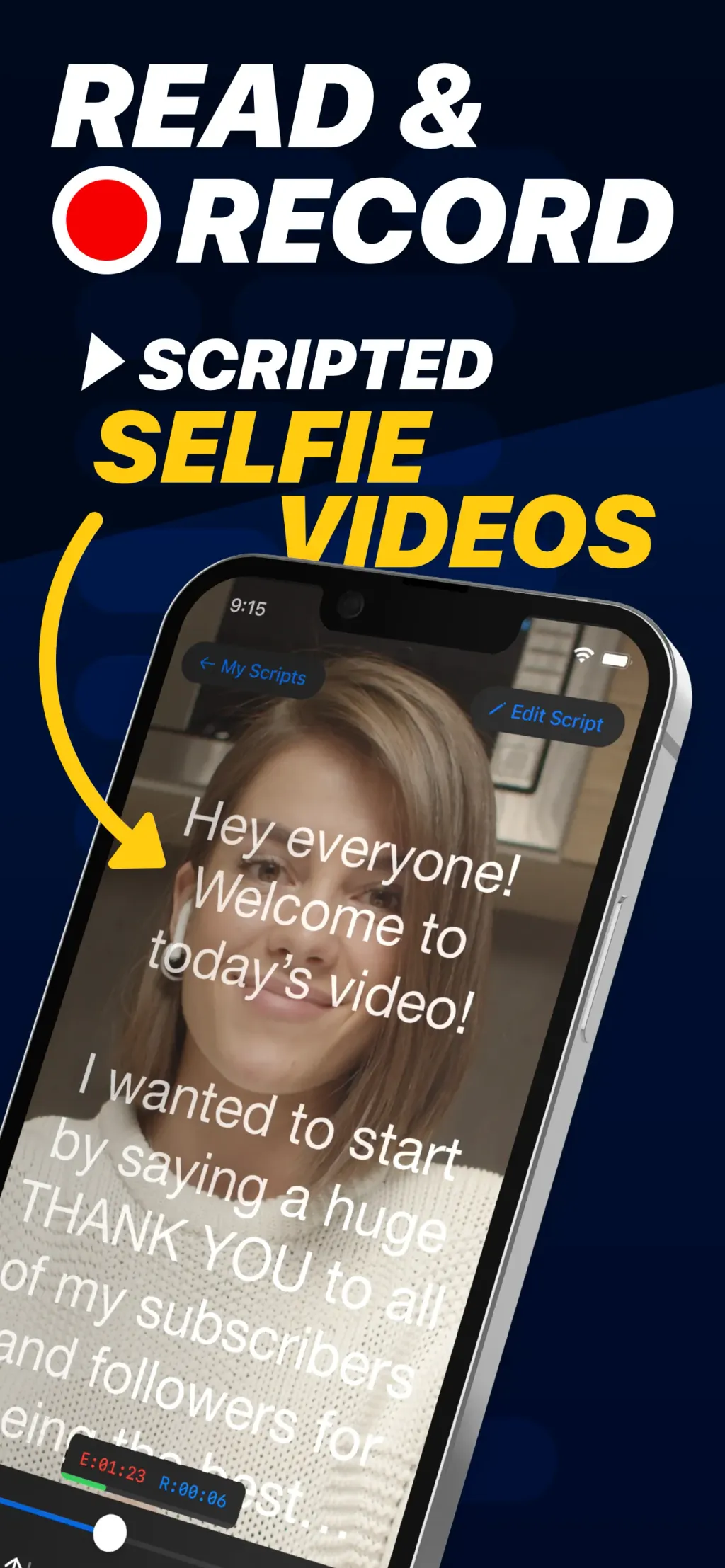 Teleprompter screenshot 1