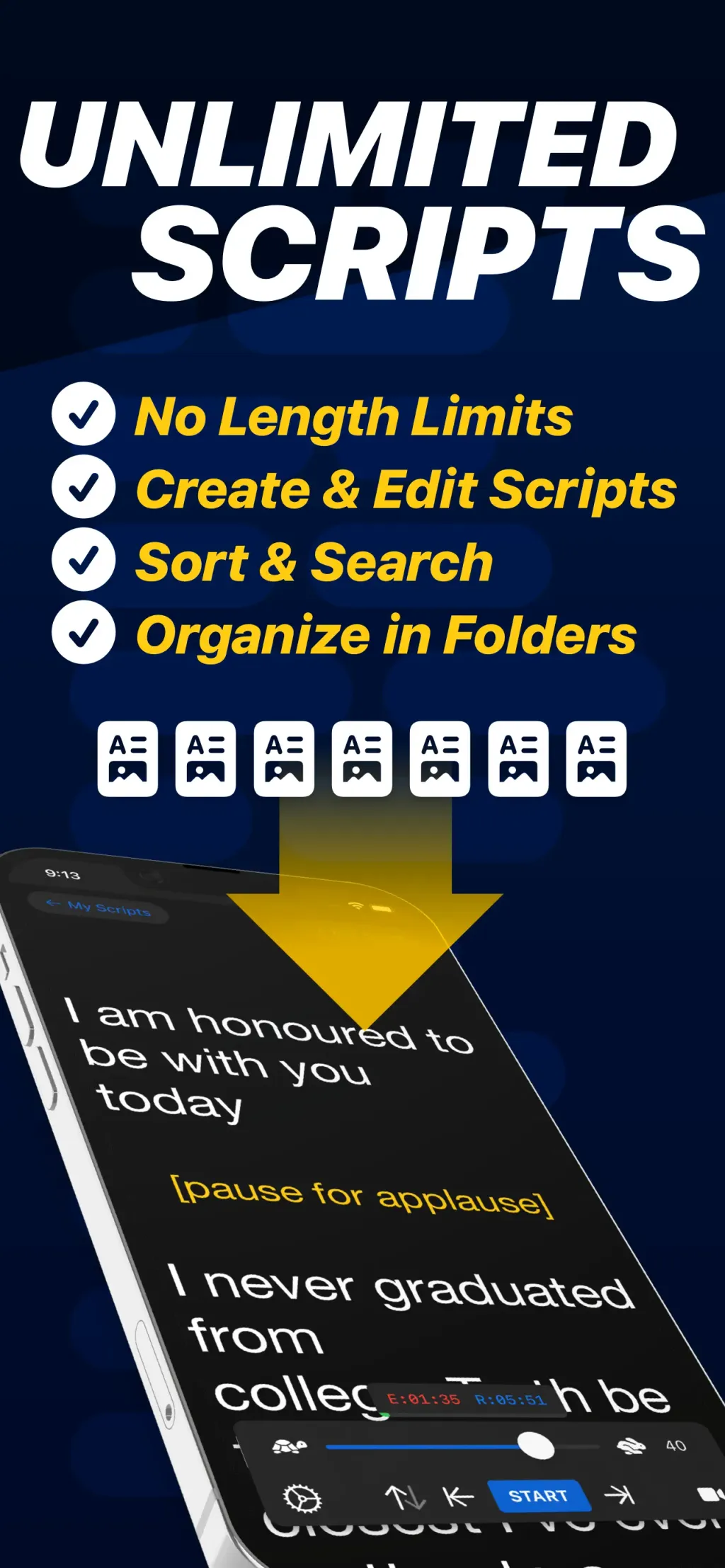 Teleprompter screenshot 3