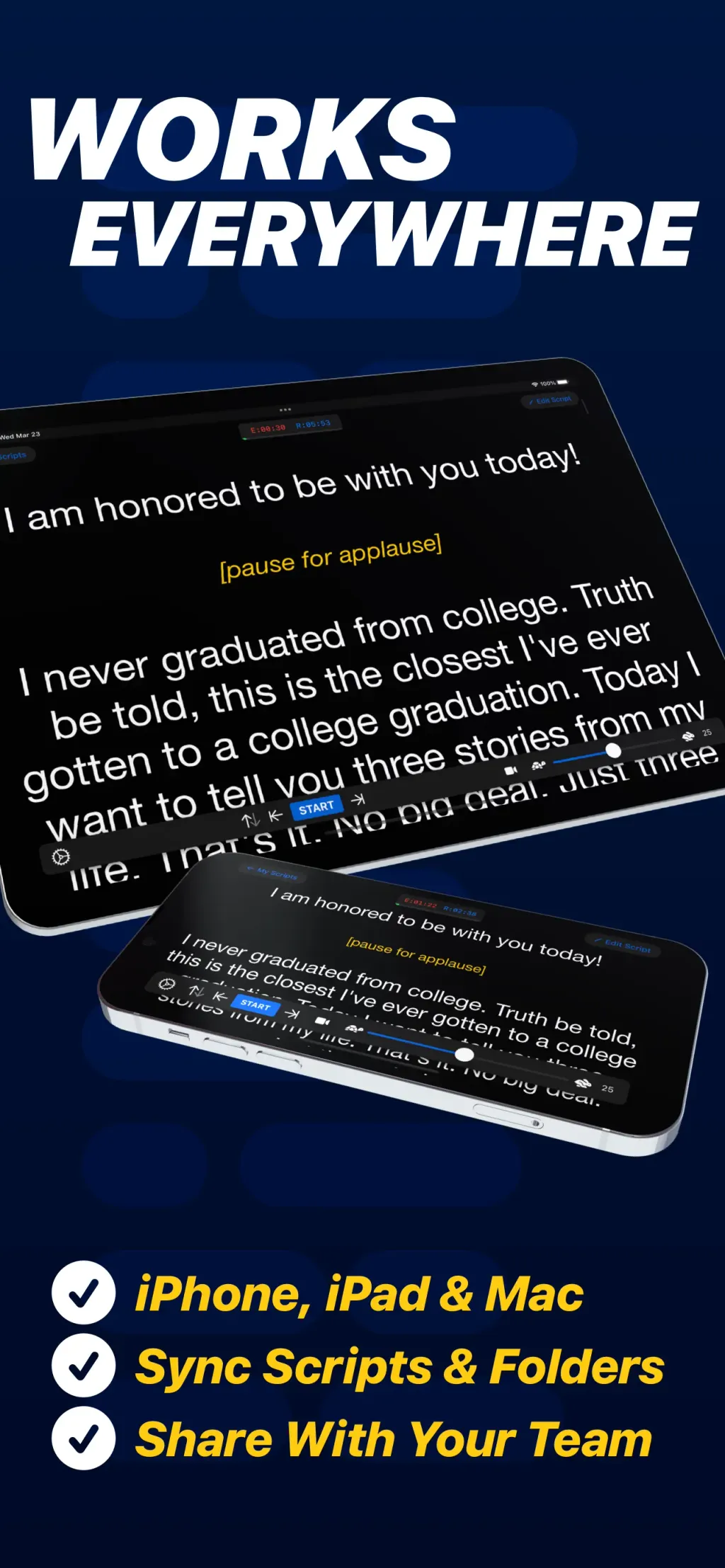Teleprompter App Store screenshot 7