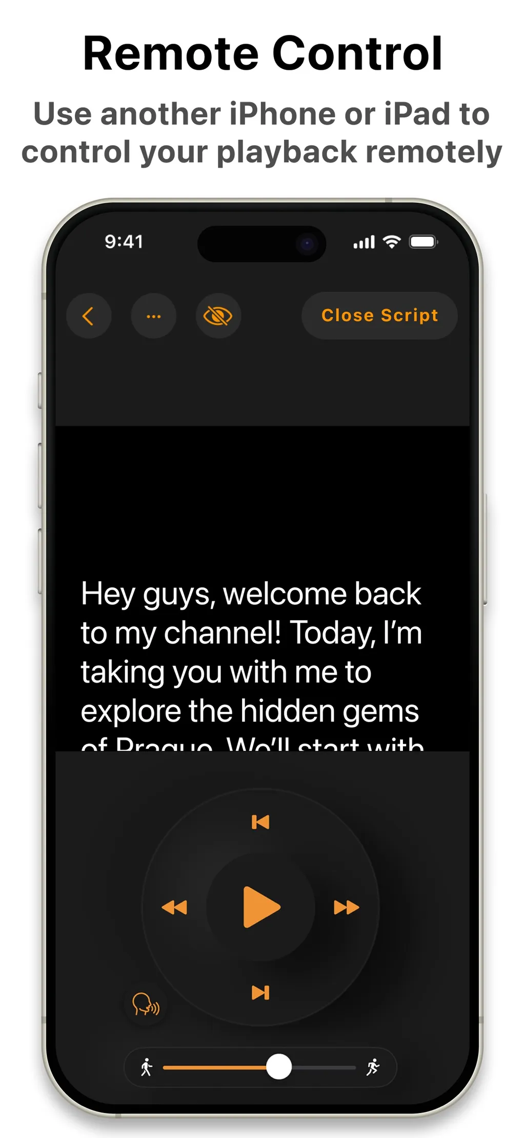 Teleprompter.com App Store screenshot 4