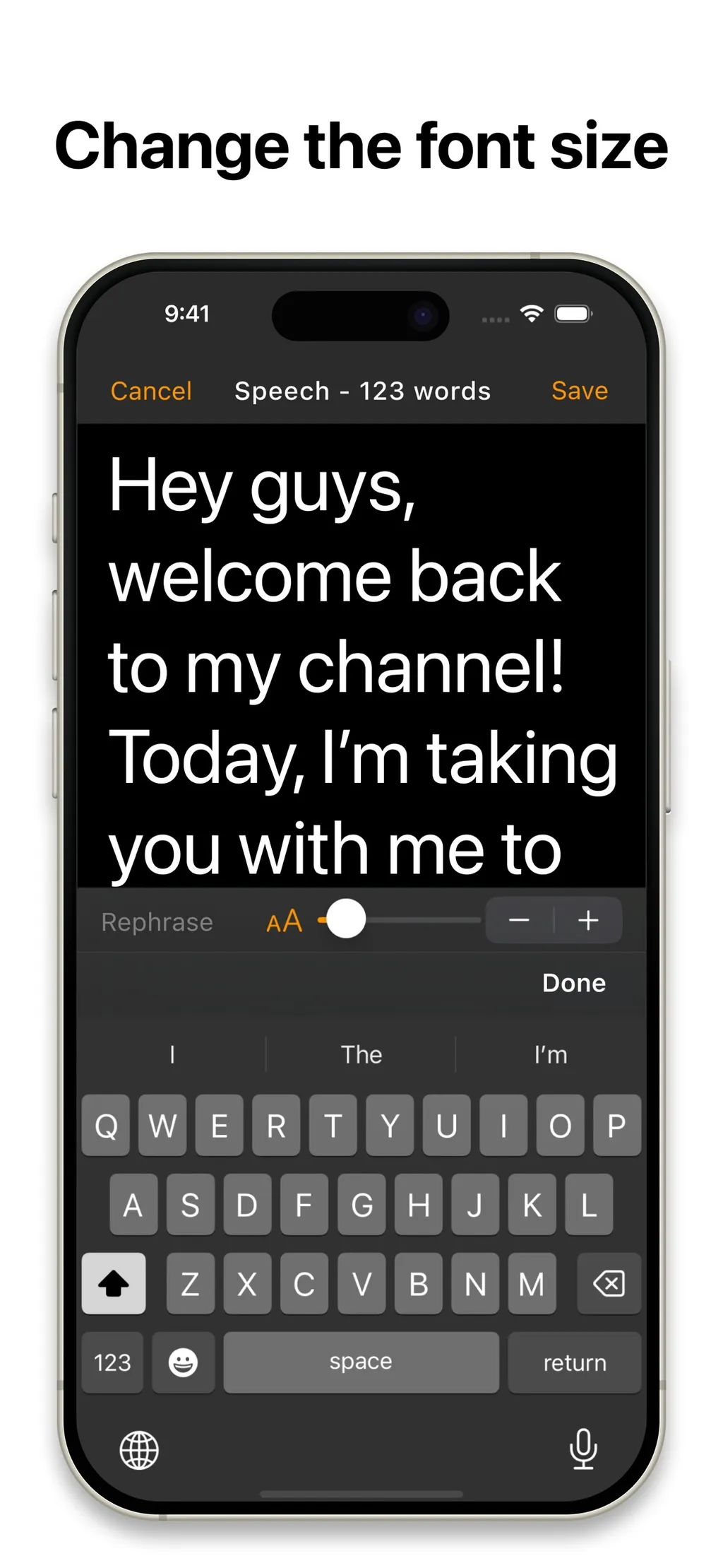 Teleprompter.com App Store screenshot 5