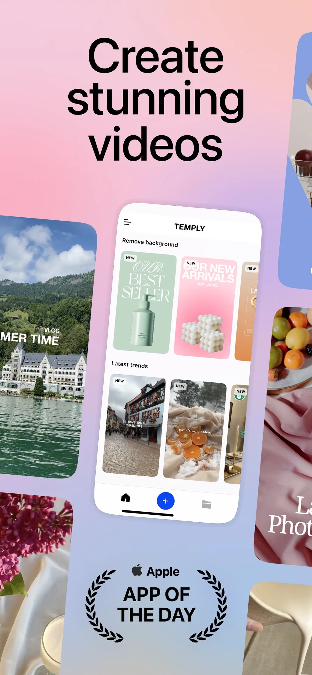 Temply: AI Video & Reels Maker App Store screenshot 1