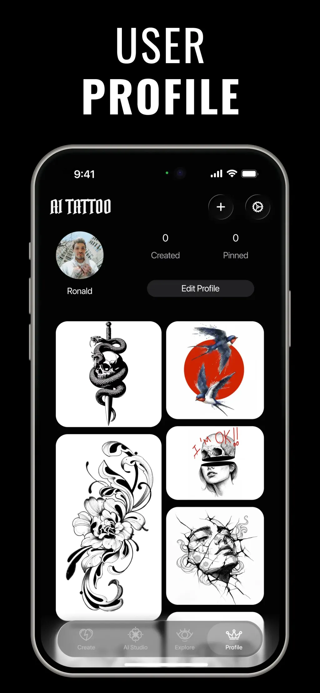 Tattoo AI Design Generator App Store screenshot 9