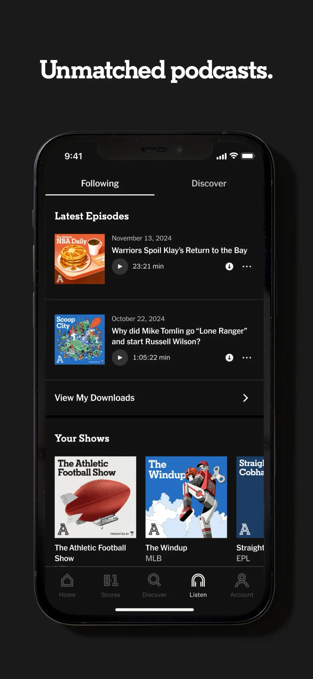 The Athletic: Sports News App Store screenshot 8